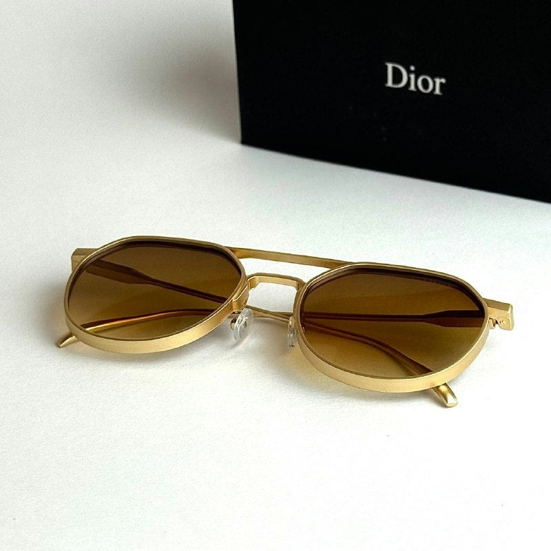 Dior CD Diamond S2U Gold Brown Gradient women's sunglasses Lebanon - ChronoVault - view 4