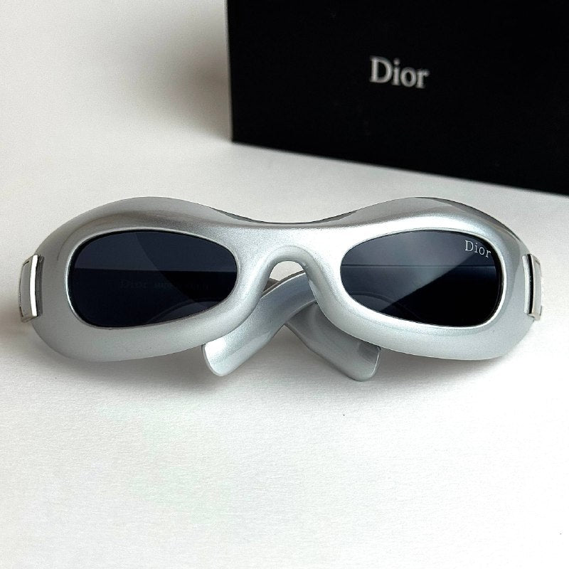 Dior Oblique Shield Silver Ice Grey women's sunglasses Lebanon - ChronoVault - view 5