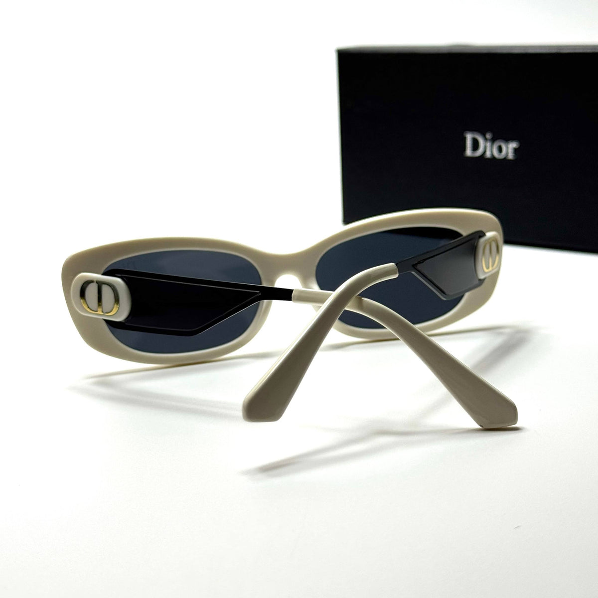 Dior Oval DRS743 Black Grey women's sunglasses Lebanon - ChronoVault - view 3