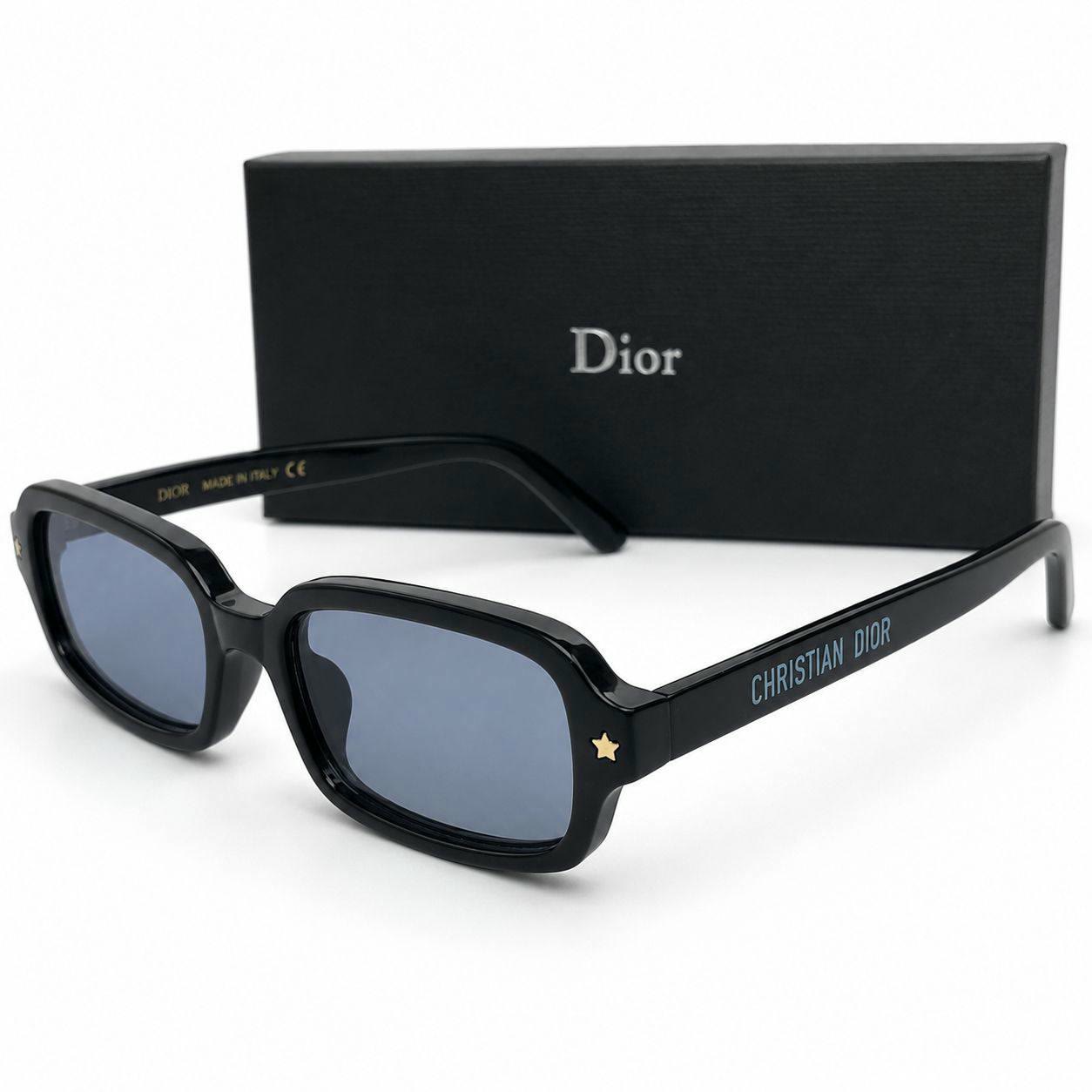 Dior Pacific Rectangular S3F Black Blue women's sunglasses Lebanon - ChronoVault