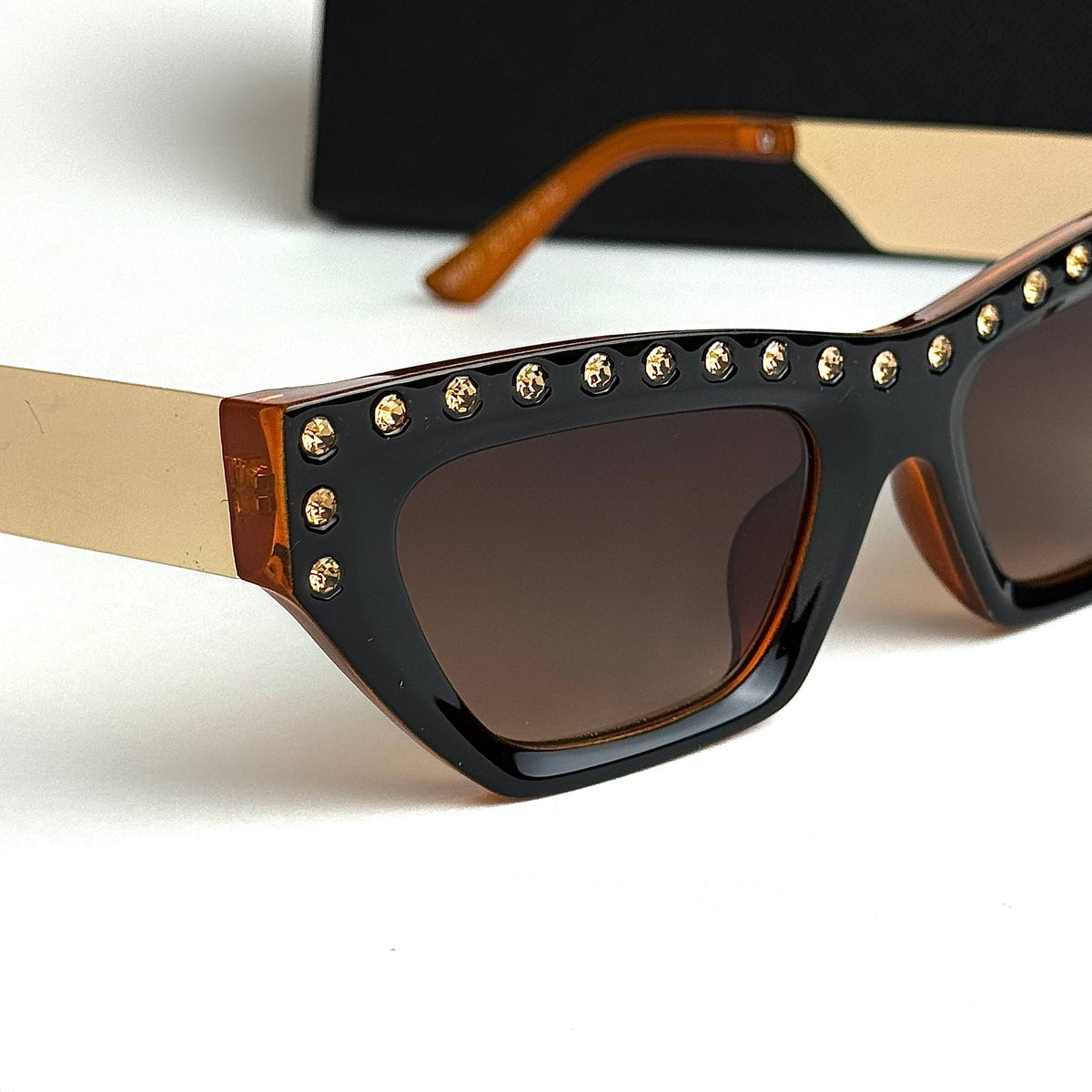 Dolce & Gabbana DG4437 Gold Brown women's sunglasses Lebanon - ChronoVault - view 2