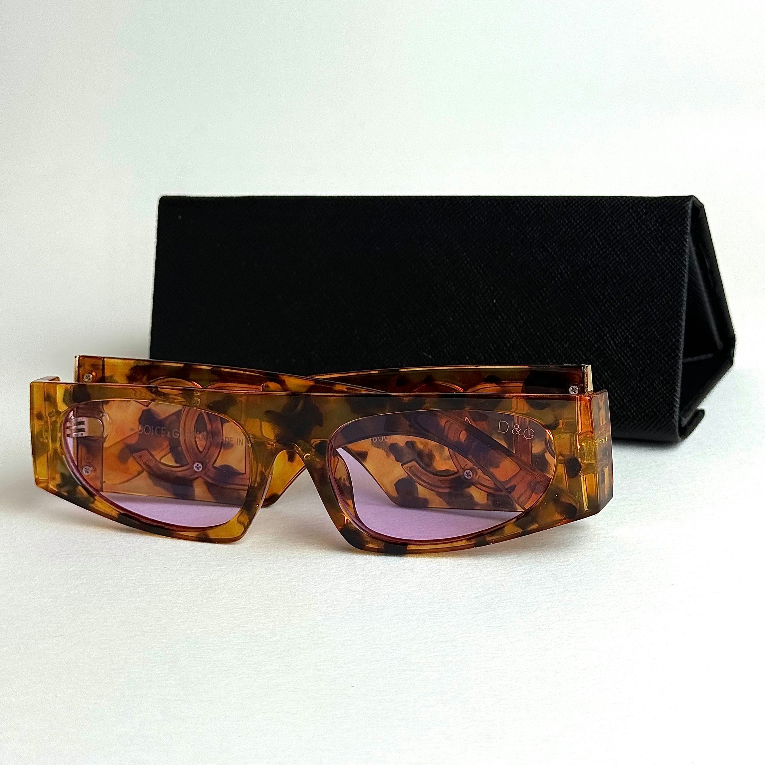 Dolce & Gabbana Shield Rectangular Tortoise Pink women's sunglasses Lebanon - ChronoVault - view 4
