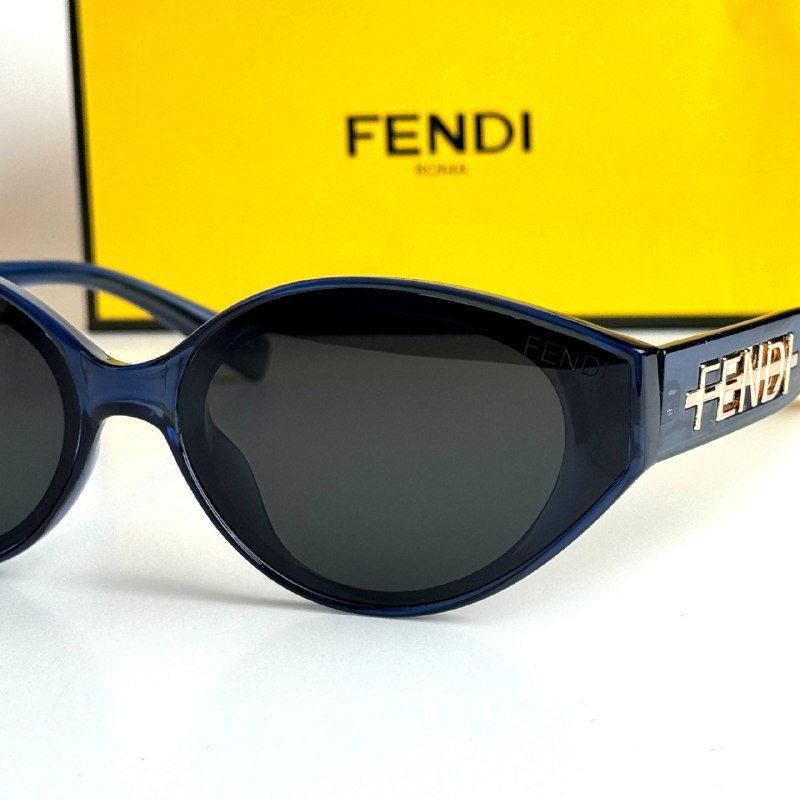 Fendi Oval FE4012S Blue Black Sunglasses Lebanon - ChronoVault - view 4