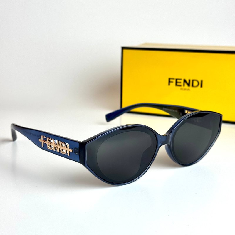 Fendi Oval FE4012S Blue Black Sunglasses Lebanon - ChronoVault - view 5