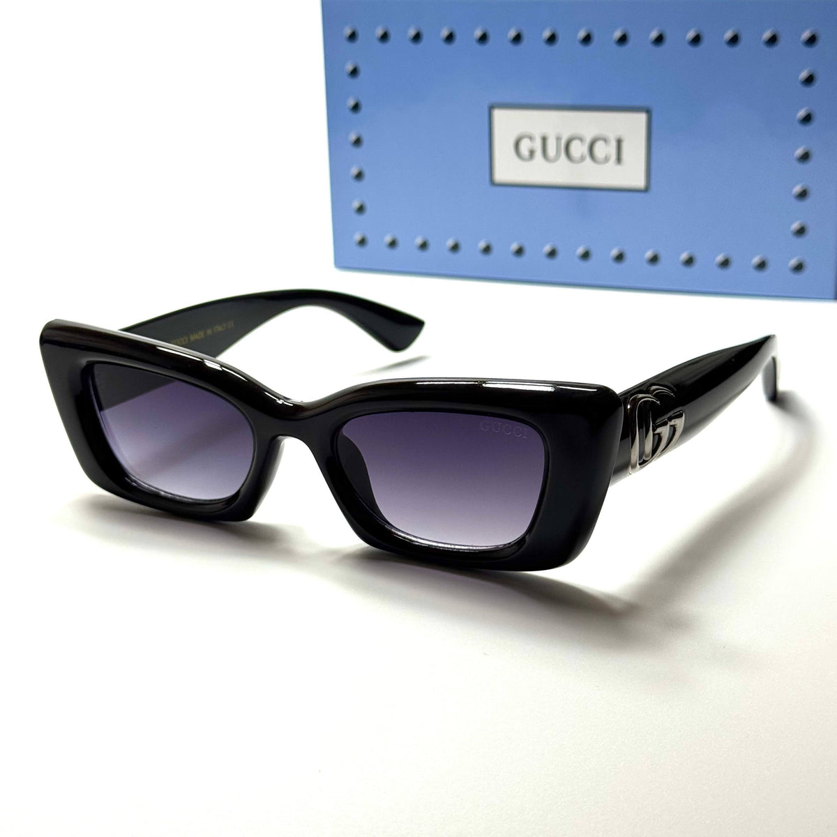Gucci Rectangle GG6390 Black Purple women's sunglasses Lebanon - ChronoVault