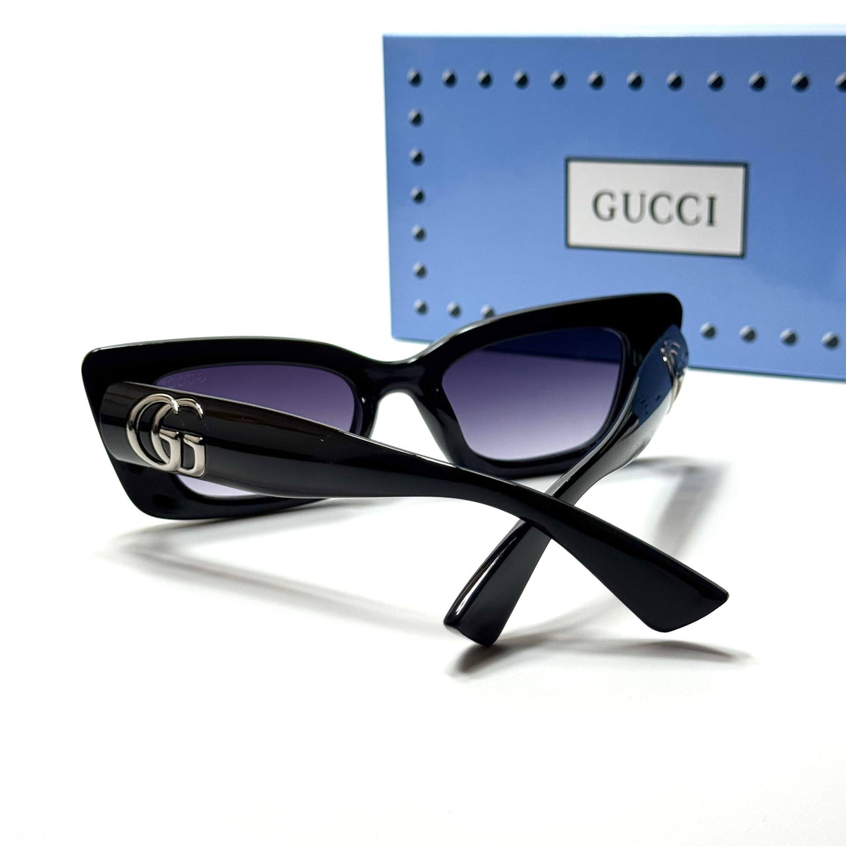 Gucci Rectangle GG6390 Black Purple women's sunglasses Lebanon - ChronoVault - view 3