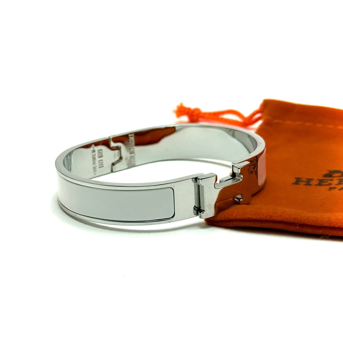 Hermes Clic H Silver Bracelet Front Lebanon - ChronoVault - view 3