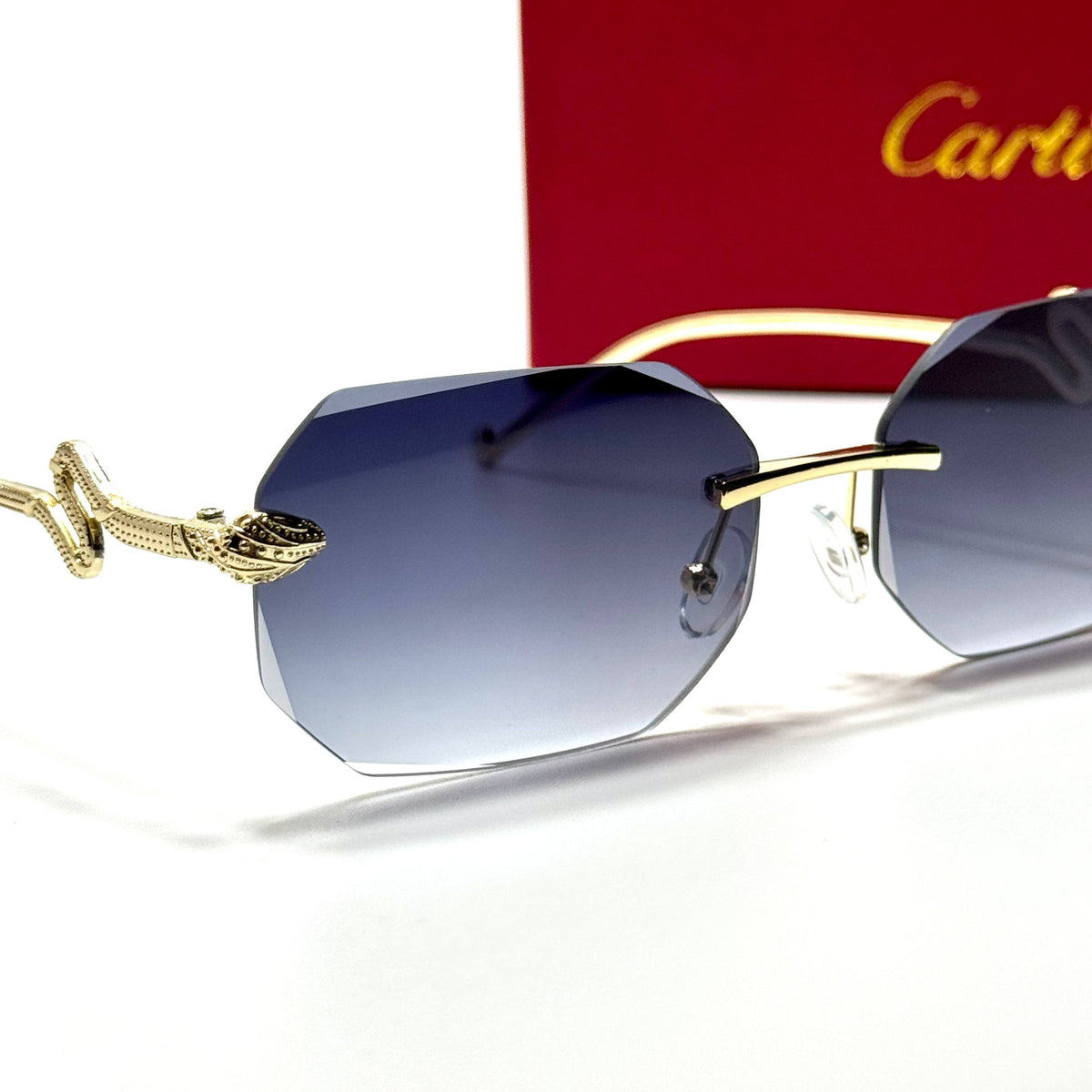 Miu Miu Rectangular MU 11YS Gold Grey unisex sunglasses Lebanon - ChronoVault