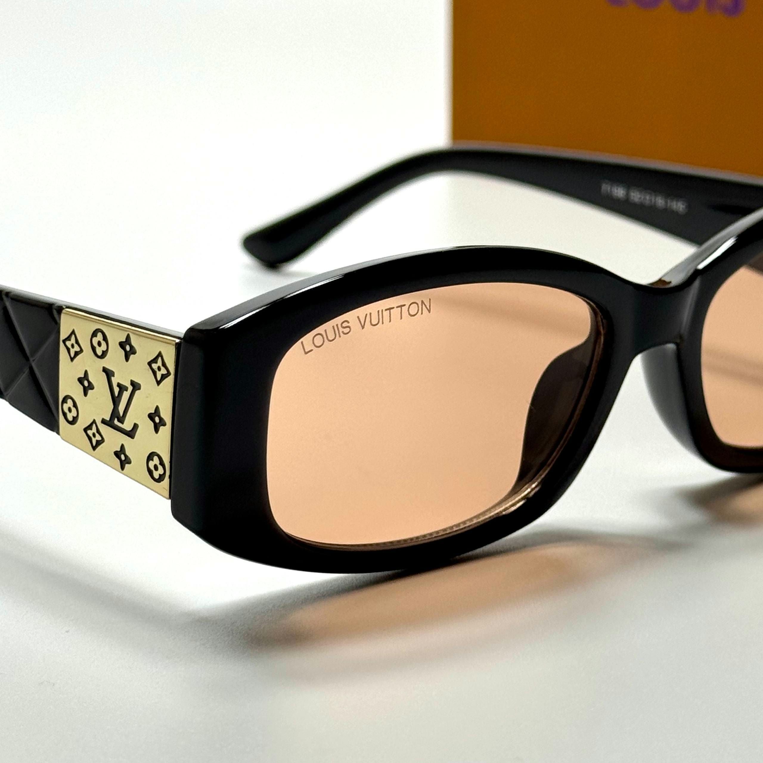 Louis Vuitton Rectangle Z2056U Black Peach women's sunglasses Lebanon - ChronoVault - view 2
