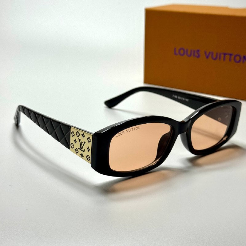 Louis Vuitton Rectangle Z2056U Black Peach women's sunglasses Lebanon - ChronoVault - view 5