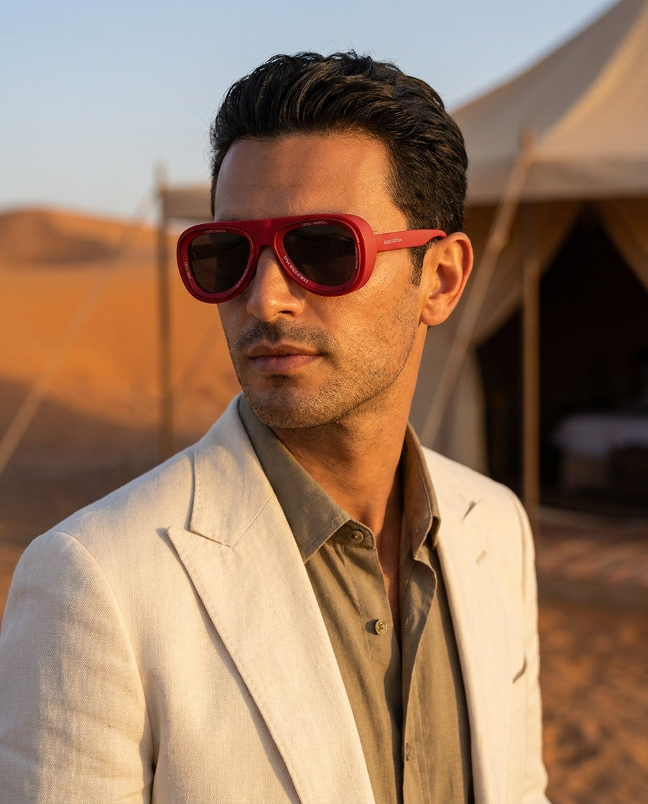 LV Pilot – Matte Red Black – ChronoVault Lebanon