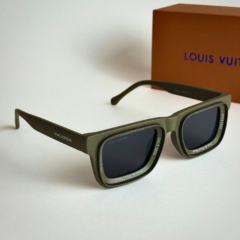 Louis Vuitton Tank Olive Beige women's sunglasses Lebanon - ChronoVault - view 2