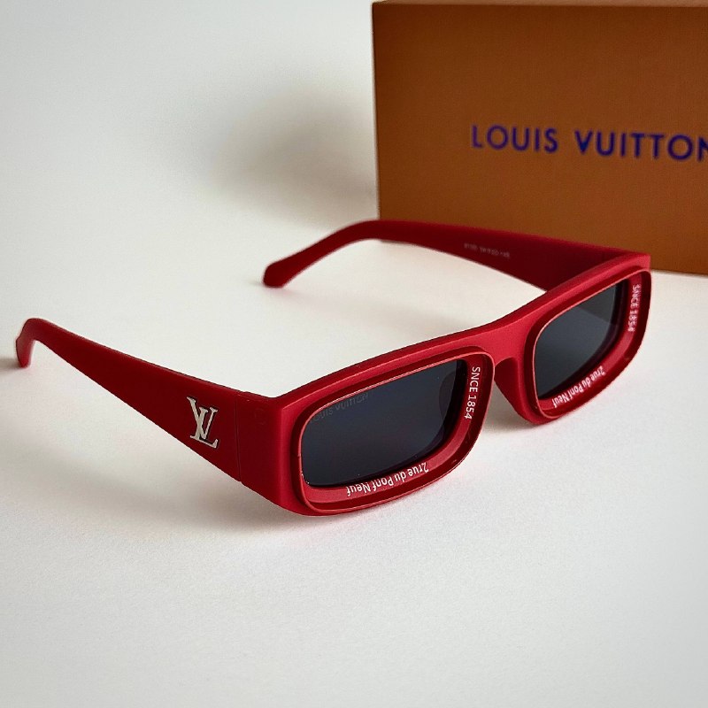 Louis Vuitton Titan Red Black women's sunglasses Lebanon - ChronoVault - view 5