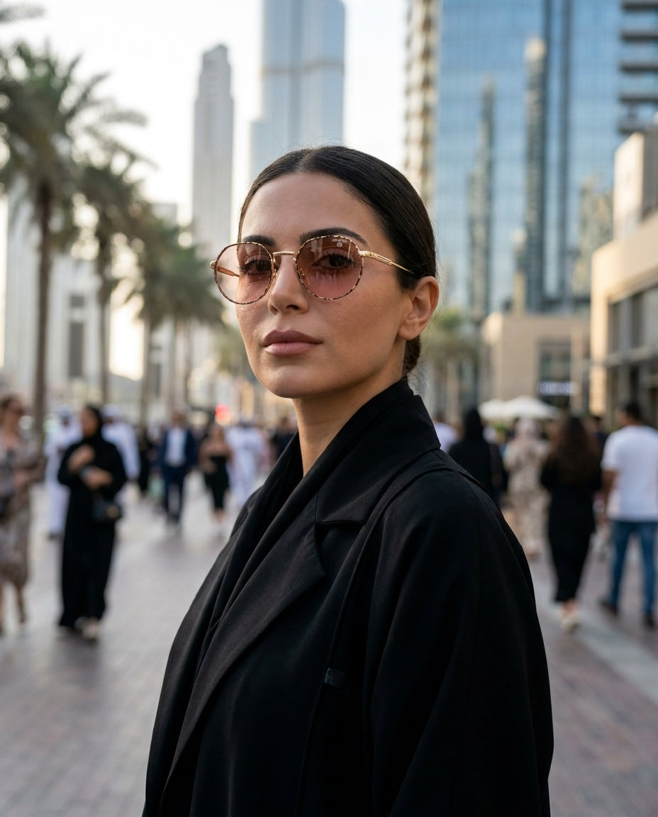 Maybach Icon IV Gold Pink Sunglasses Lifestyle Lebanon – ChronoVault