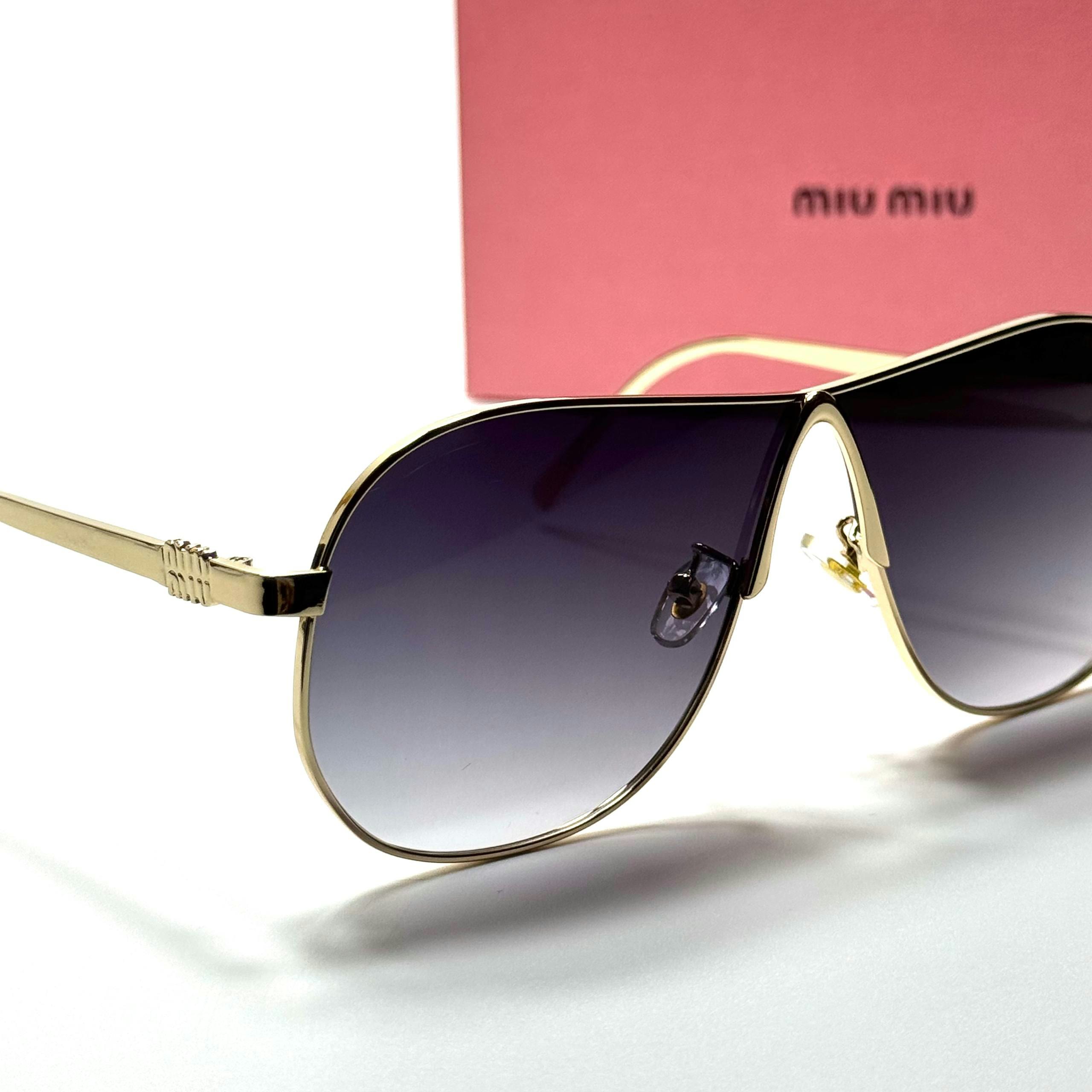 Miu Miu Aviator SMU64Z Gold Black Gradient women's sunglasses Lebanon - ChronoVault - view 2