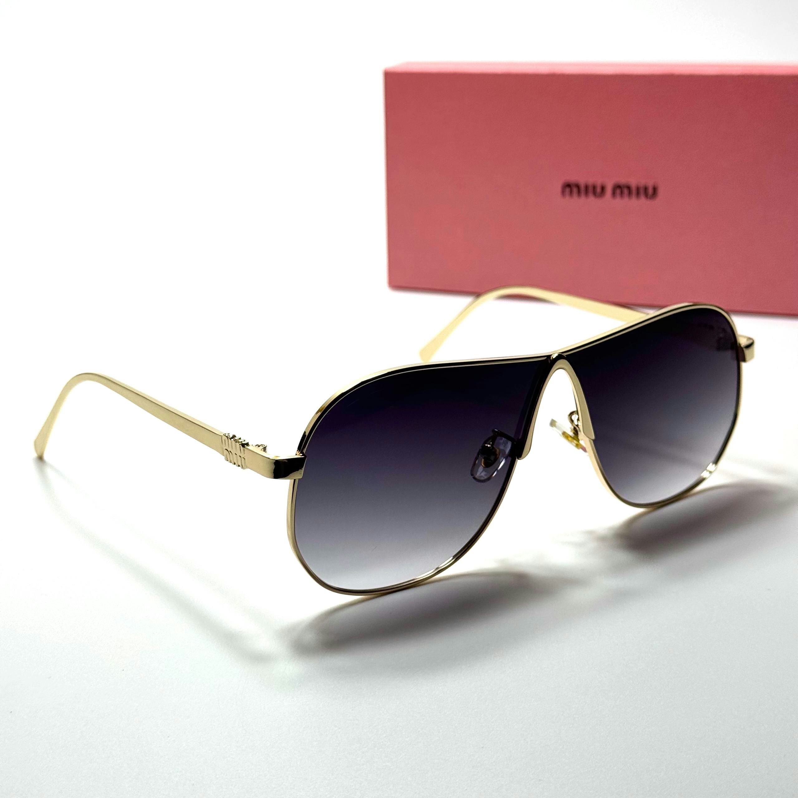 Miu Miu Aviator SMU64Z Gold Black Gradient women's sunglasses Lebanon - ChronoVault - view 3
