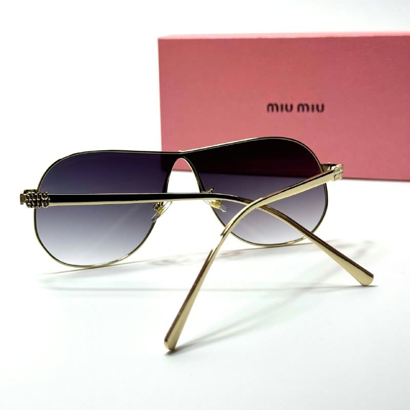 Miu Miu Aviator SMU64Z Gold Black Gradient women's sunglasses Lebanon - ChronoVault - view 4