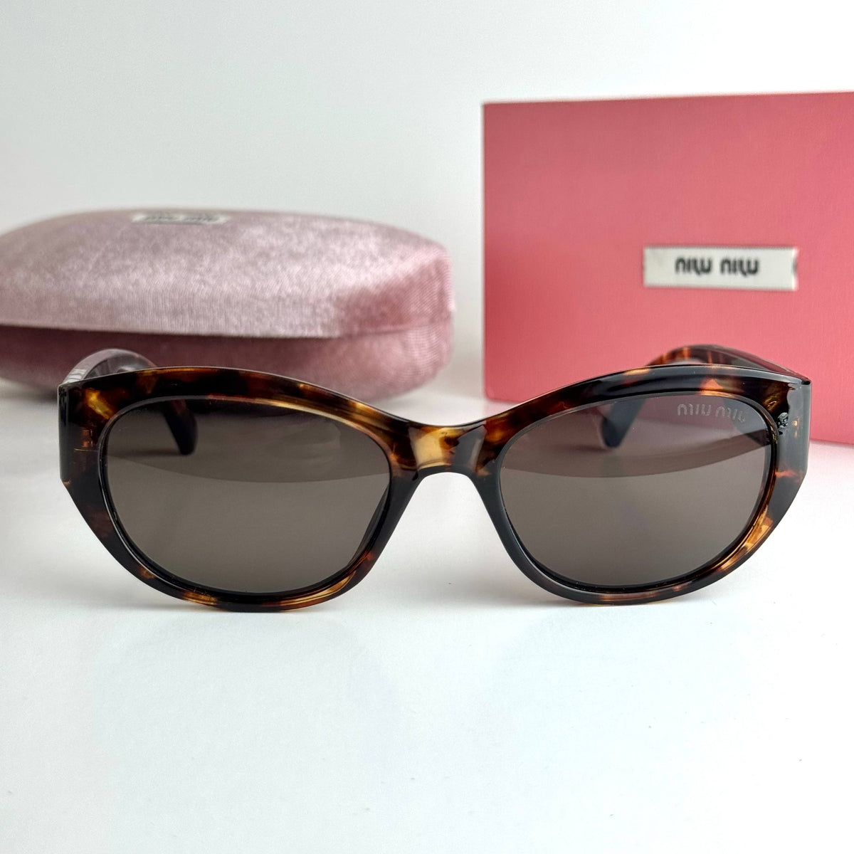 Miu Miu SMU21Z Tortoise Brown Sunglasses Lebanon - ChronoVault - view 4
