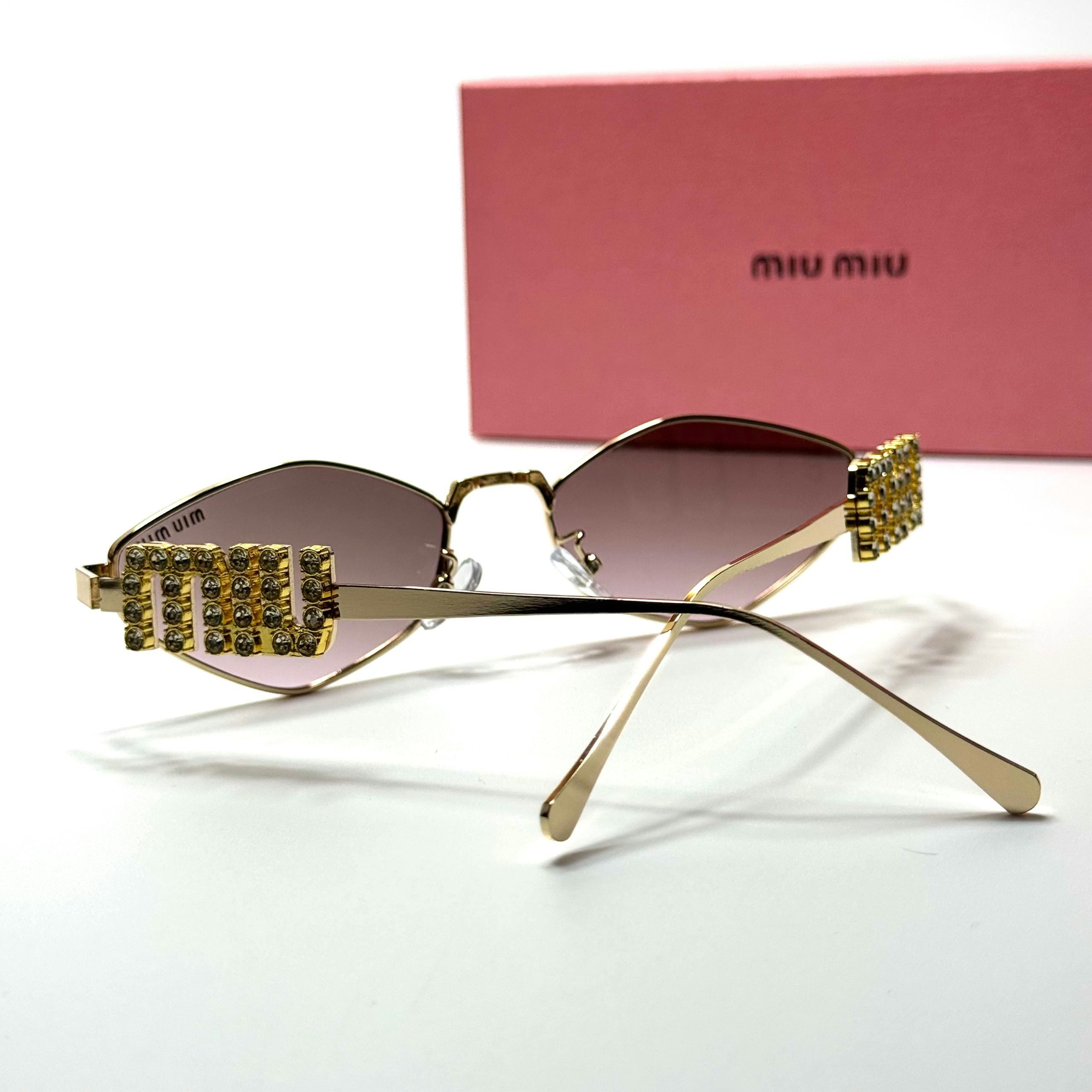 Miu Miu SMU64Z Gold Black Gradient women's sunglasses Lebanon - ChronoVault - view 3