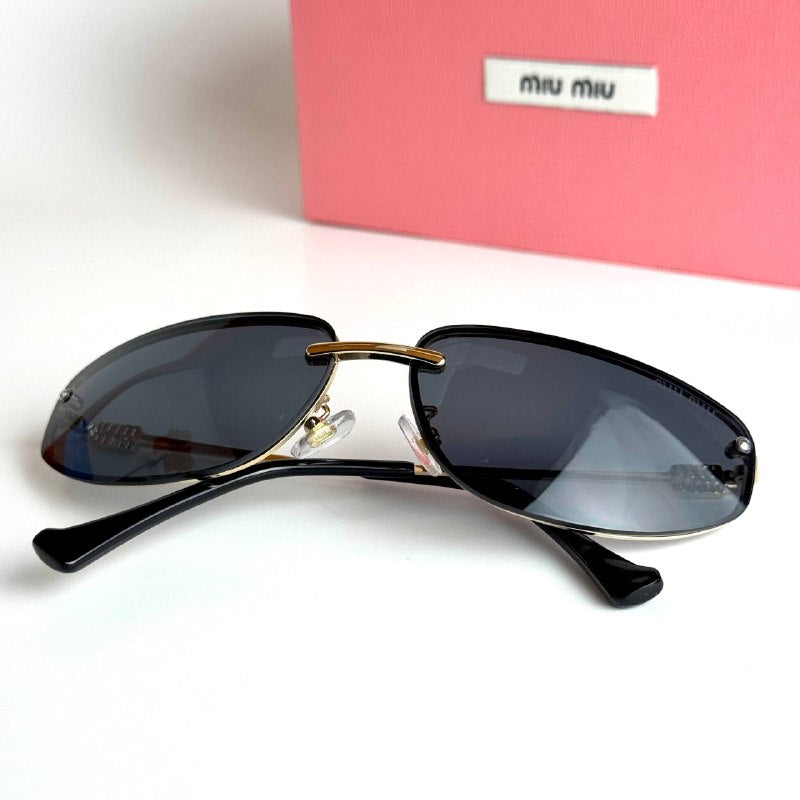 Miu Miu SMU73Z Gold Black Sunglasses Lebanon - ChronoVault - view 5