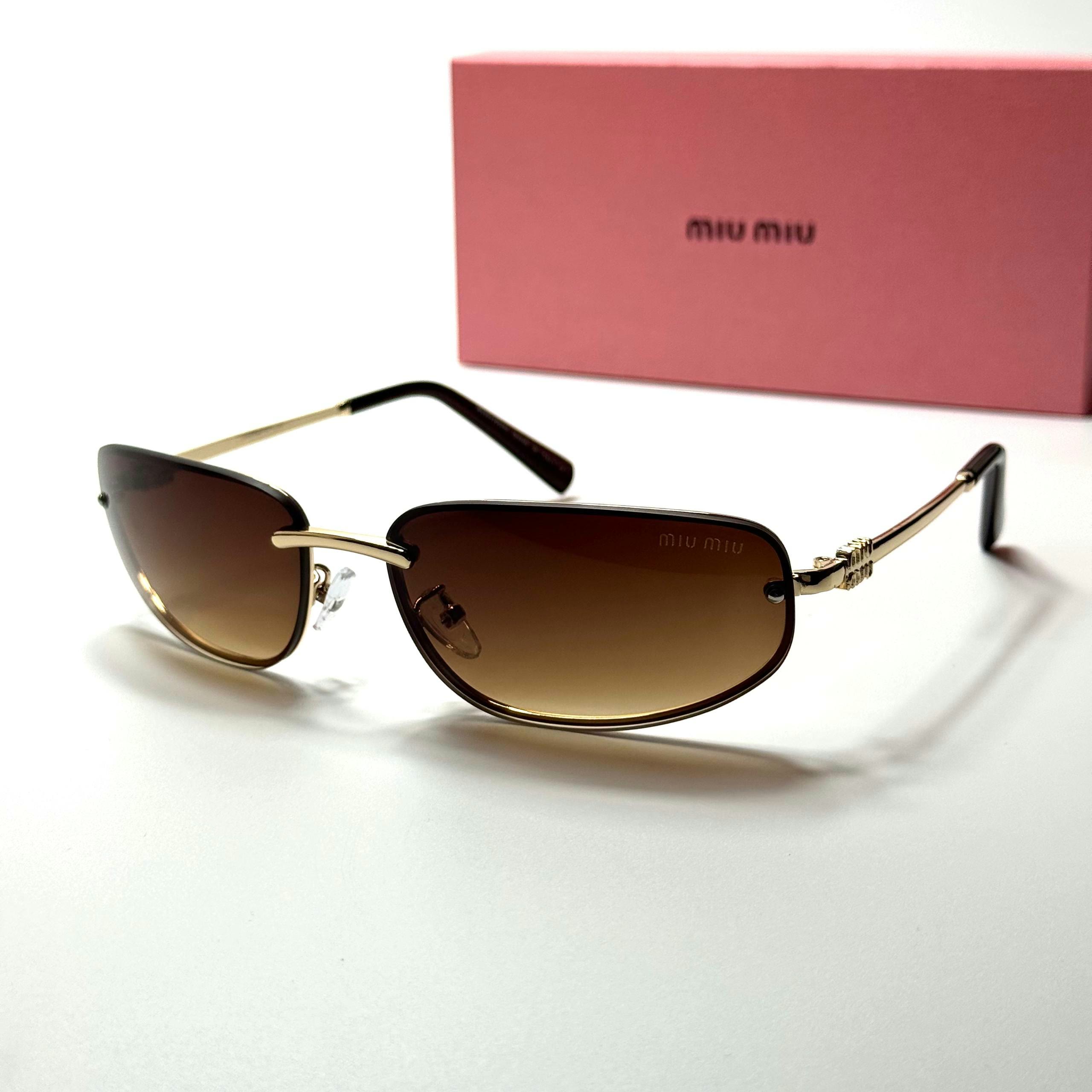 Miu Miu SMU73Z Gold Brown Gradient women's sunglasses Lebanon - ChronoVault