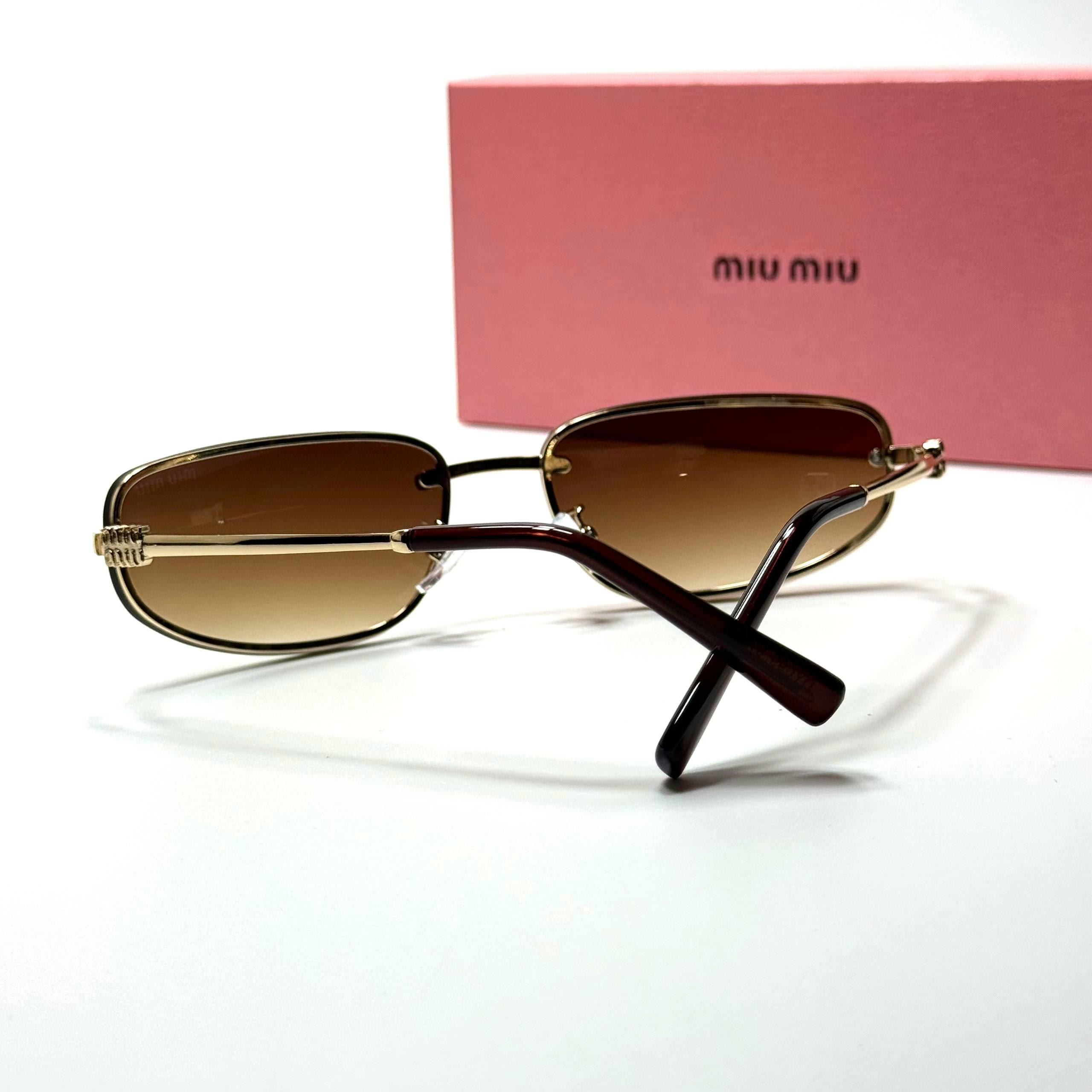 Miu Miu SMU73Z Gold Brown Gradient women's sunglasses Lebanon - ChronoVault - view 3