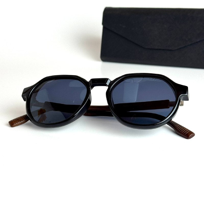 Moscot Lemtosh Black Wood Sunglasses Lebanon - ChronoVault - view 4
