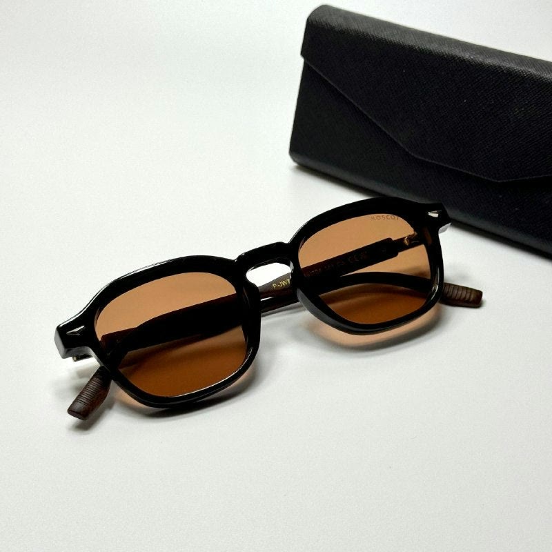 Moscot Lemtosh MTT-9421 Black Brown men's sunglasses Lebanon - ChronoVault - view 4