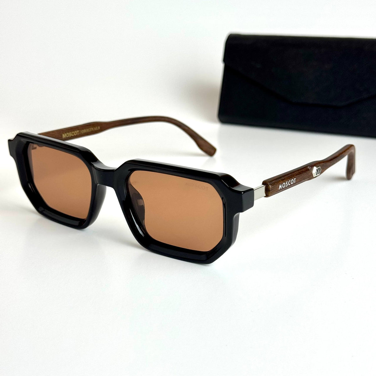 Moscot Miltzen Black Brown Sunglasses Lebanon - ChronoVault - view 4