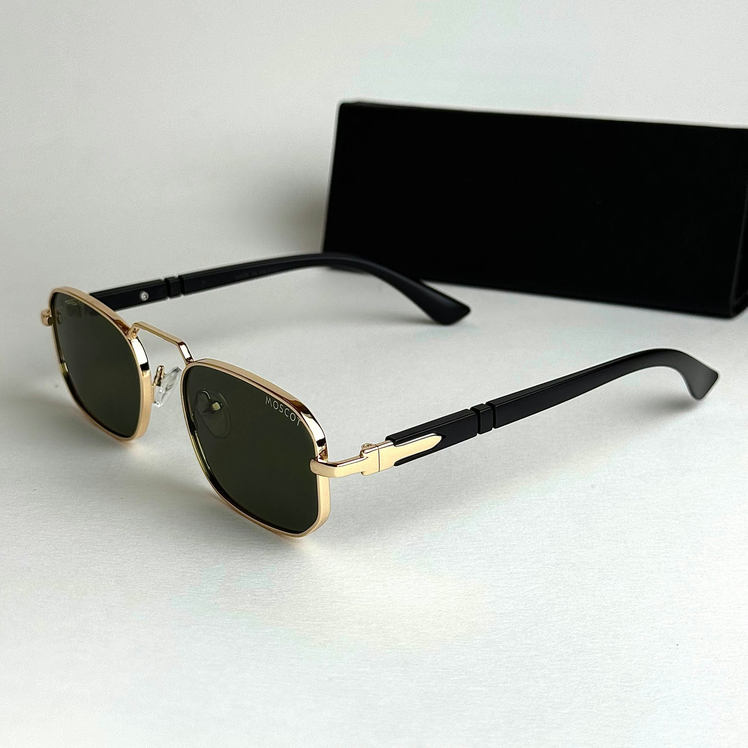 Moscot Rectangular Gold Green men's sunglasses Lebanon - ChronoVault