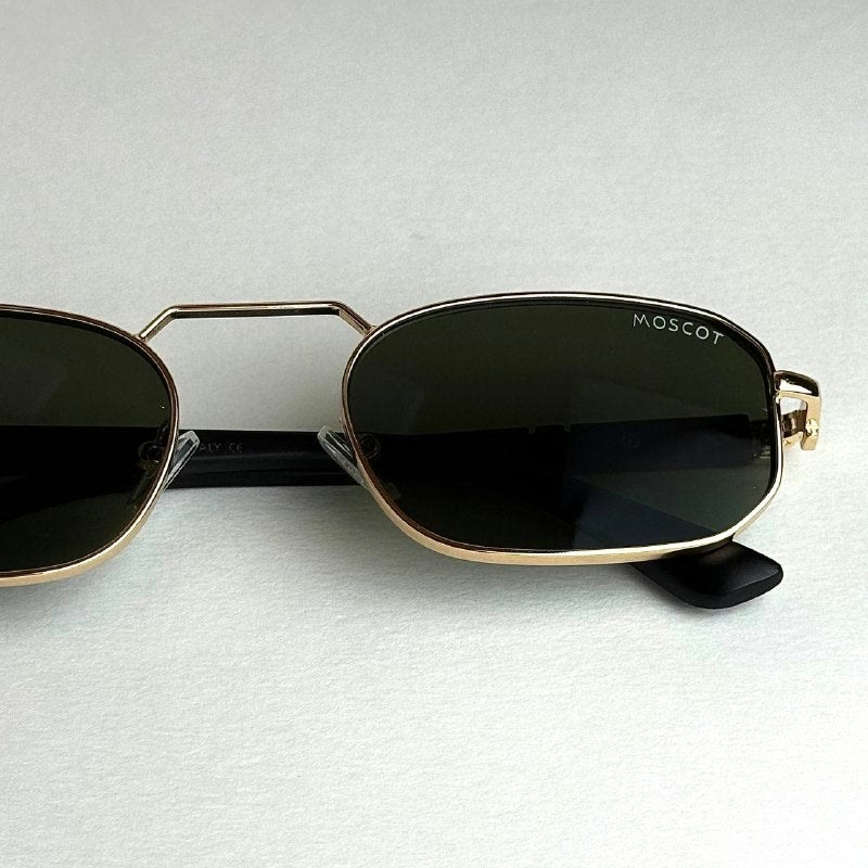 Moscot Rectangular Gold Green men's sunglasses Lebanon - ChronoVault - view 4