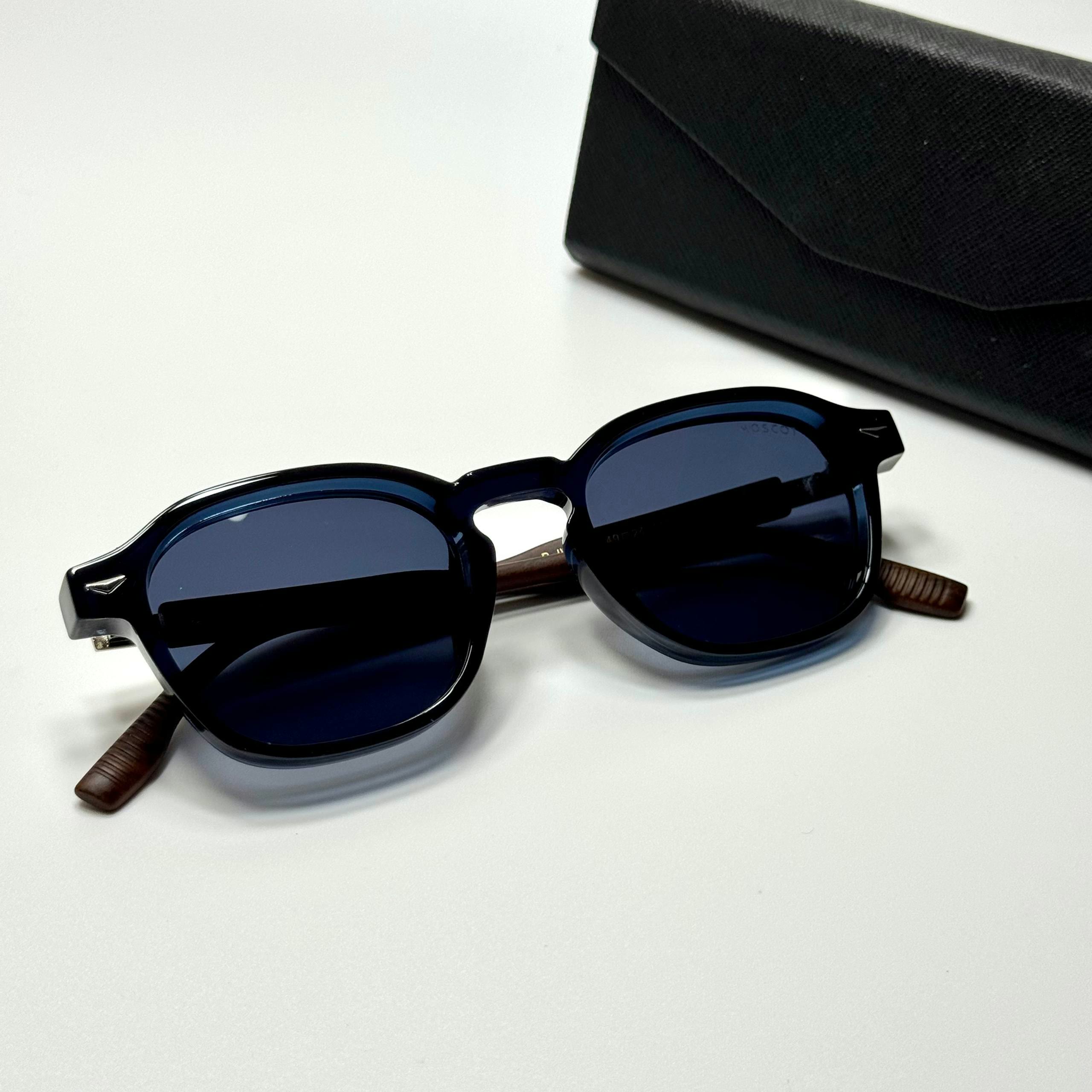 Moscot Round MOS3472 Black men's sunglasses Lebanon - ChronoVault - view 4