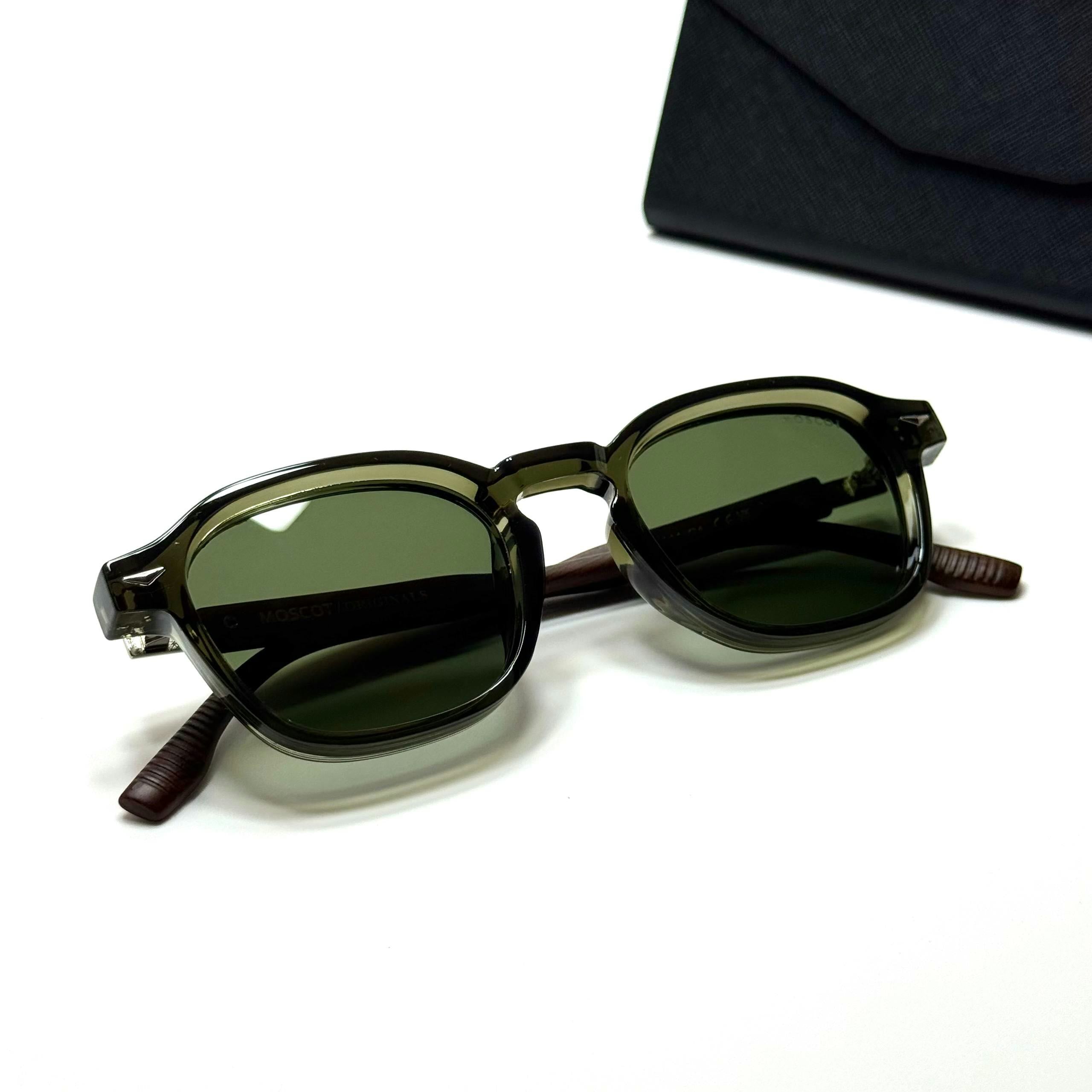 Moscot Round MOS3486 Olive Green women's sunglasses Lebanon - ChronoVault - view 3