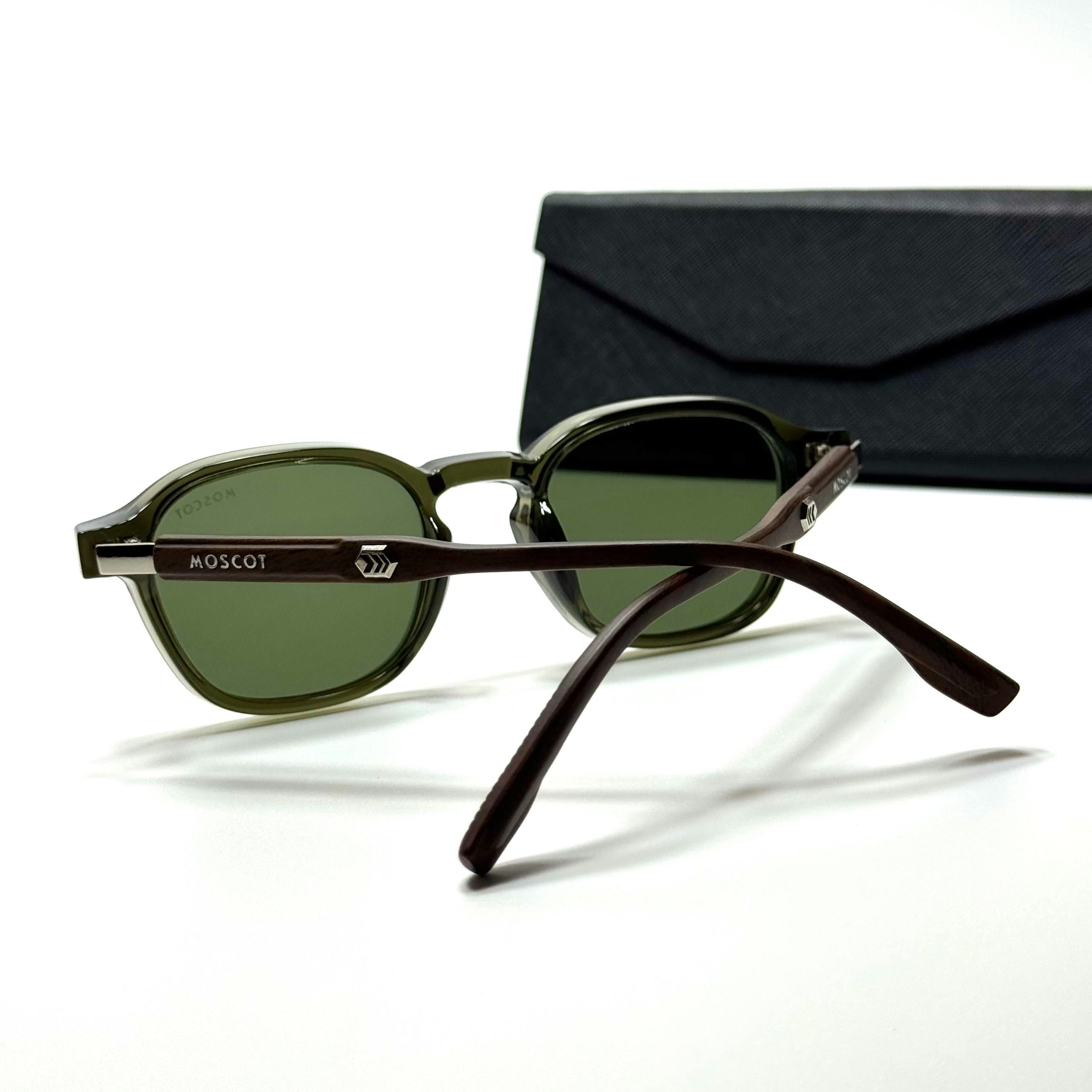 Moscot Round MOS3486 Olive Green women's sunglasses Lebanon - ChronoVault - view 4