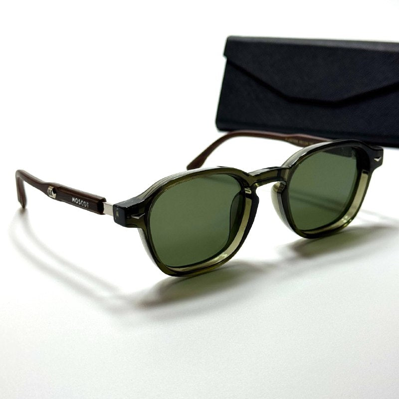 Moscot Round MOS3486 Olive Green women's sunglasses Lebanon - ChronoVault - view 5