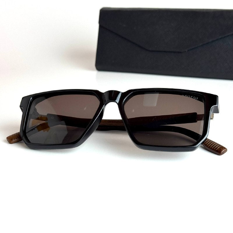 Moscot Square M3102 Black Brown Sunglasses Lebanon - ChronoVault - view 4