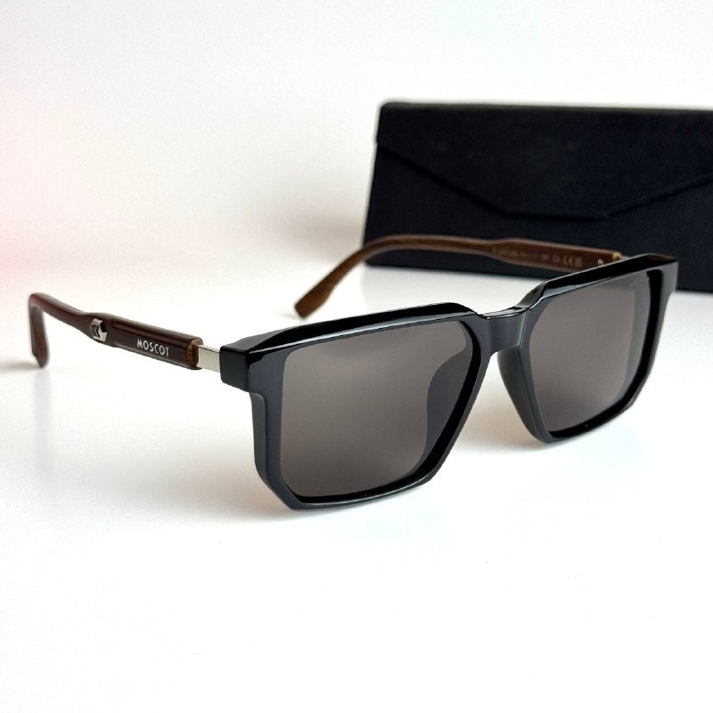 Moscot Square M3102 Black Brown Sunglasses Lebanon - ChronoVault - view 5