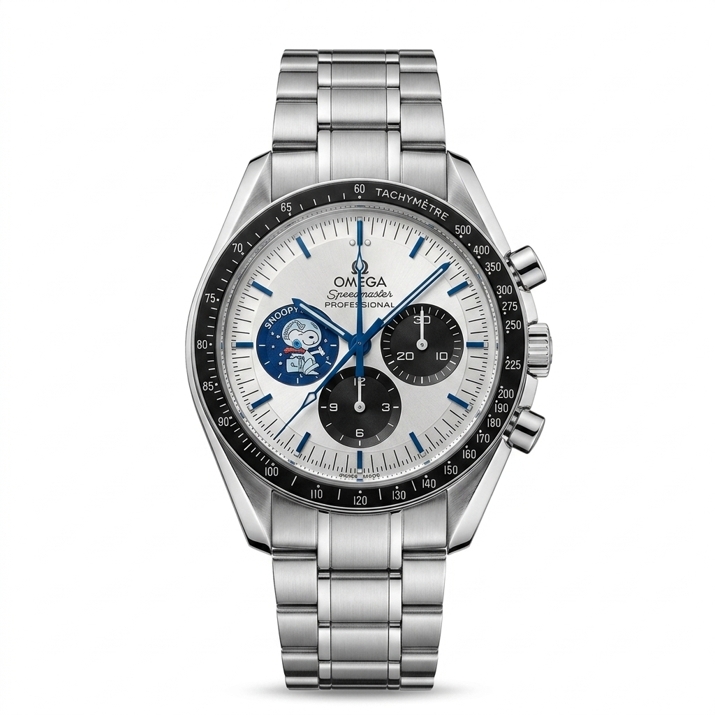 Omega Speedmaster Professional Silver Dial Chronograph Steel Men Watch Front View Lebanon - ChronoVault