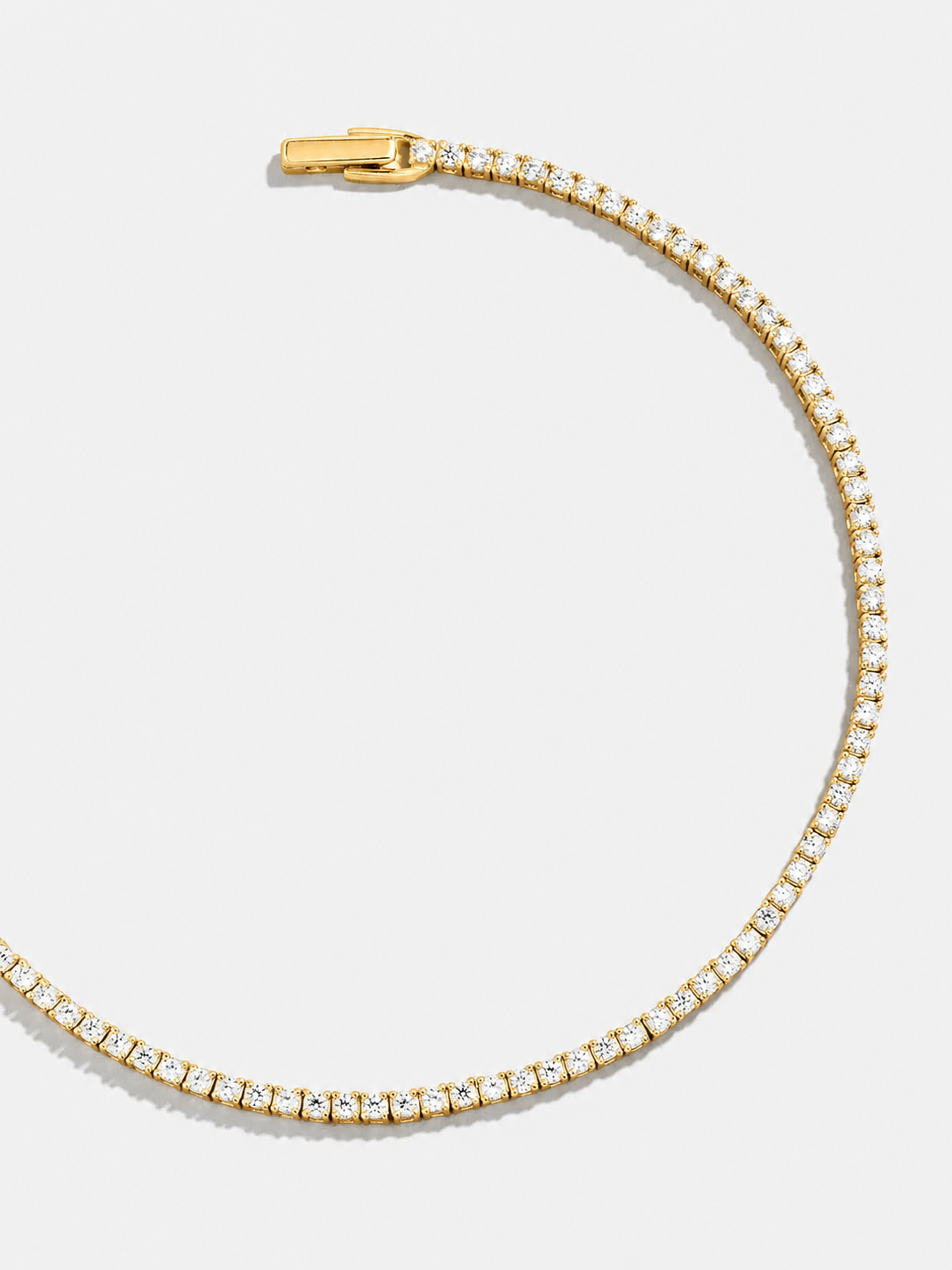 Premium Tennis Bracelet gold-tone brilliant round-cut stones unisex - Lebanon | ChronoVault