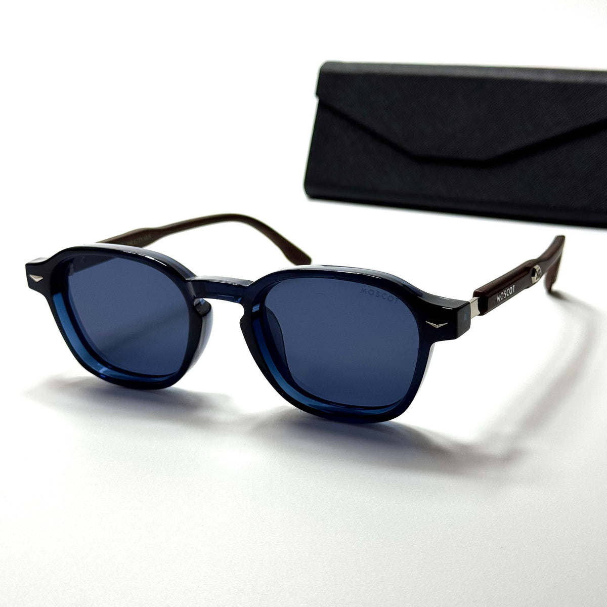 Moscot Round MOS3491 Black unisex sunglasses Lebanon - ChronoVault