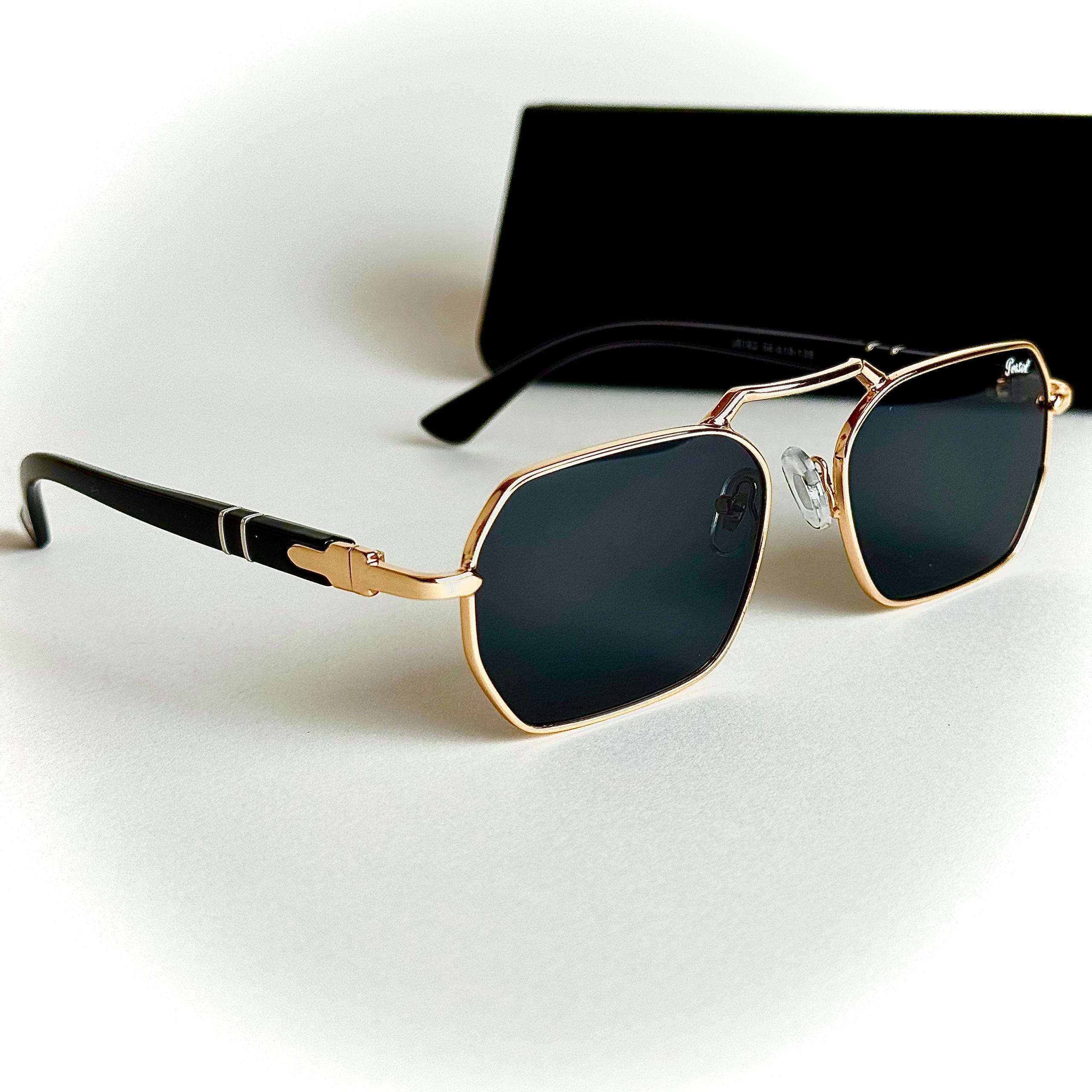 Persol PO3321S Gold Black men's sunglasses Lebanon - ChronoVault - view 2