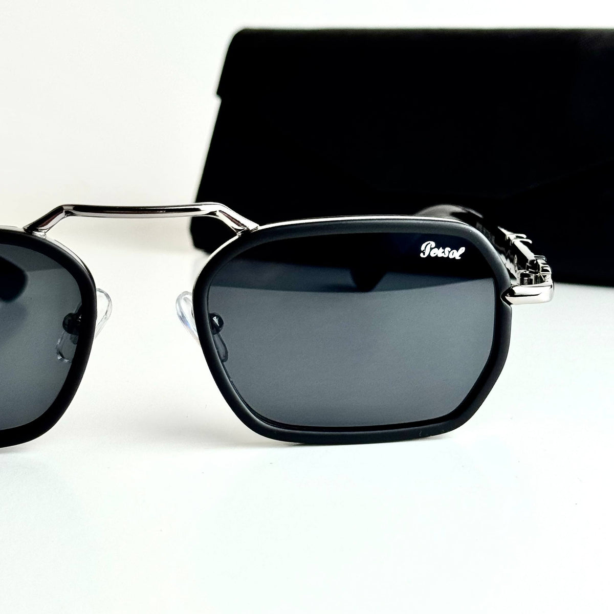 Persol PO3358S Silver-tone Sunglasses Front View Lebanon - ChronoVault - view 3