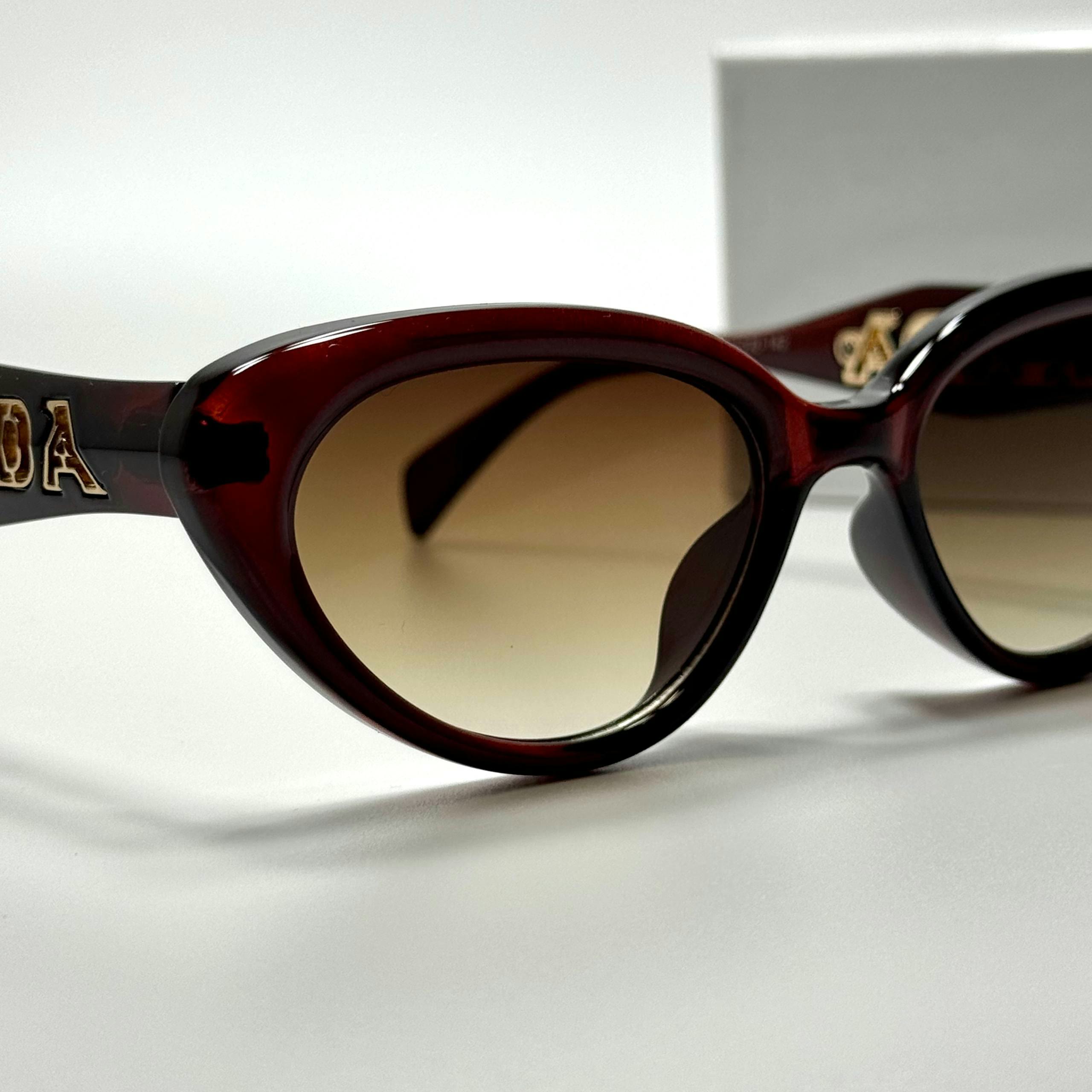 Prada Cat-Eye PR18WS Burgundy Brown women's sunglasses Lebanon - ChronoVault - view 2