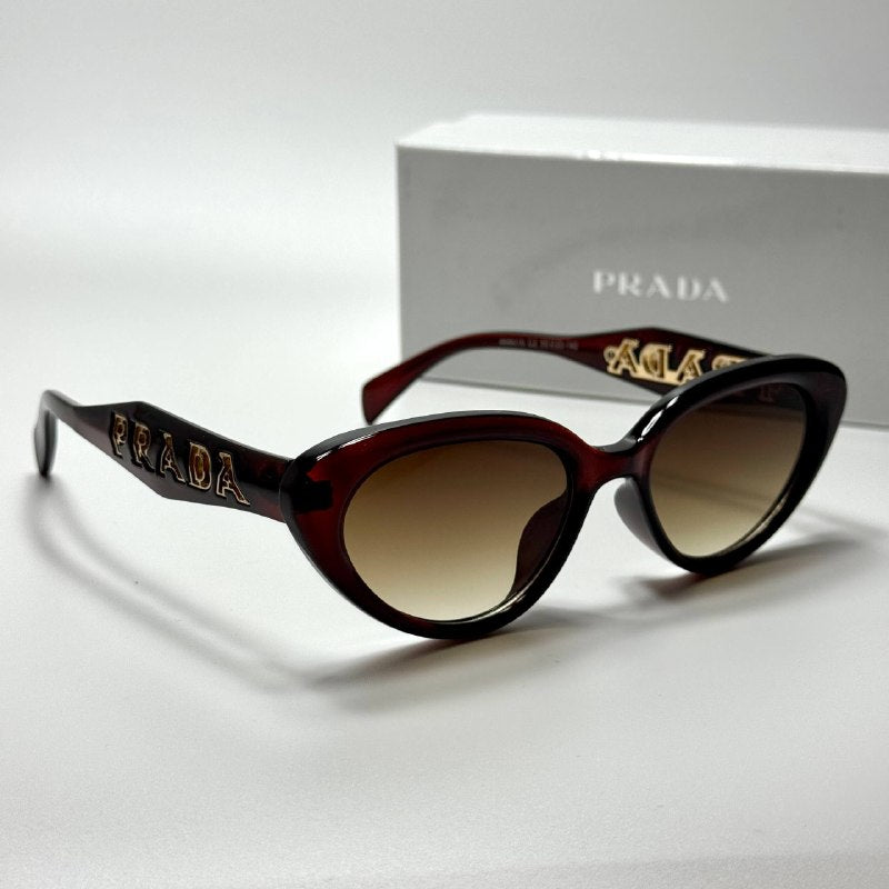 Prada Cat-Eye PR18WS Burgundy Brown women's sunglasses Lebanon - ChronoVault - view 5