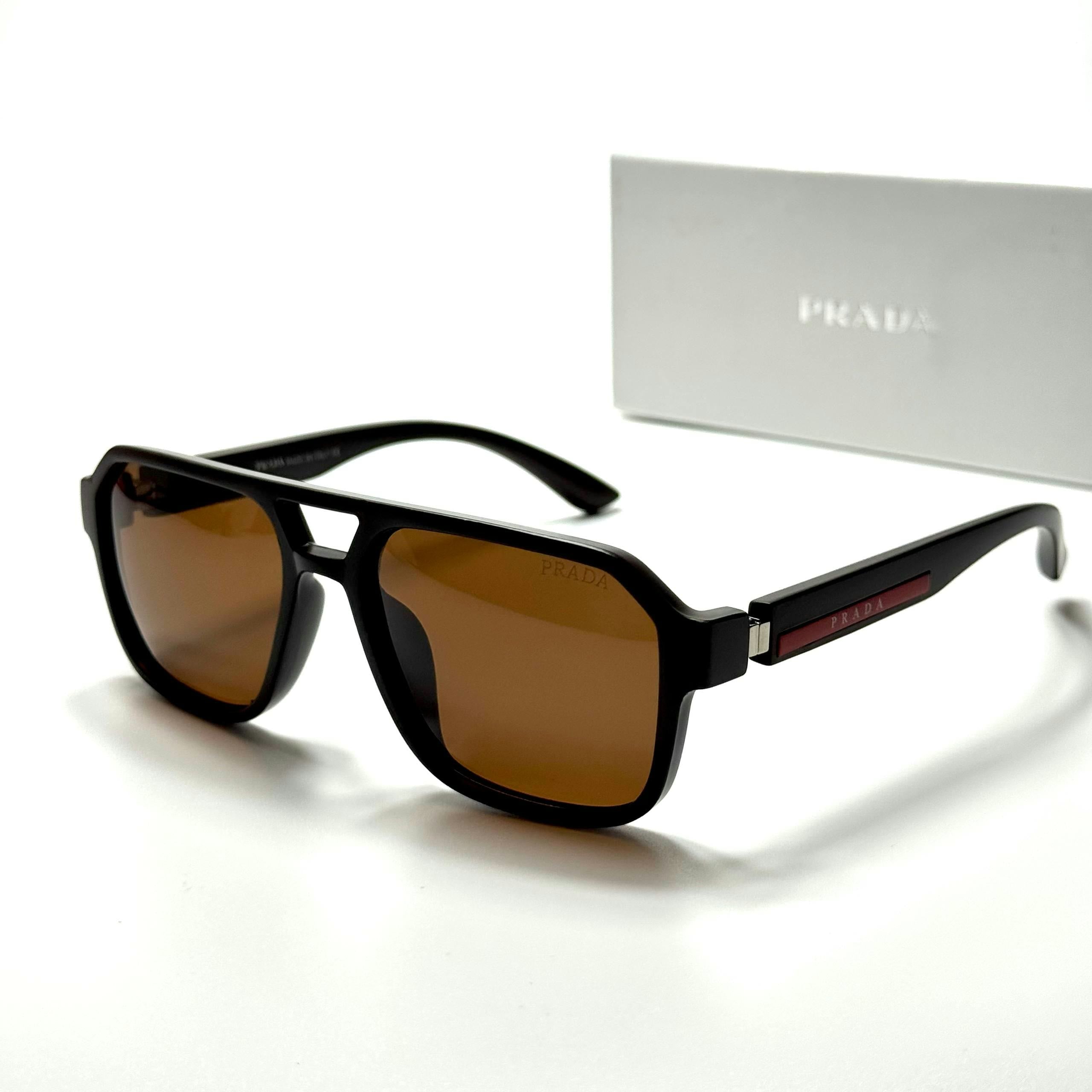 Prada Linea Rossa PR18WS Black Brown men's sunglasses Lebanon - ChronoVault