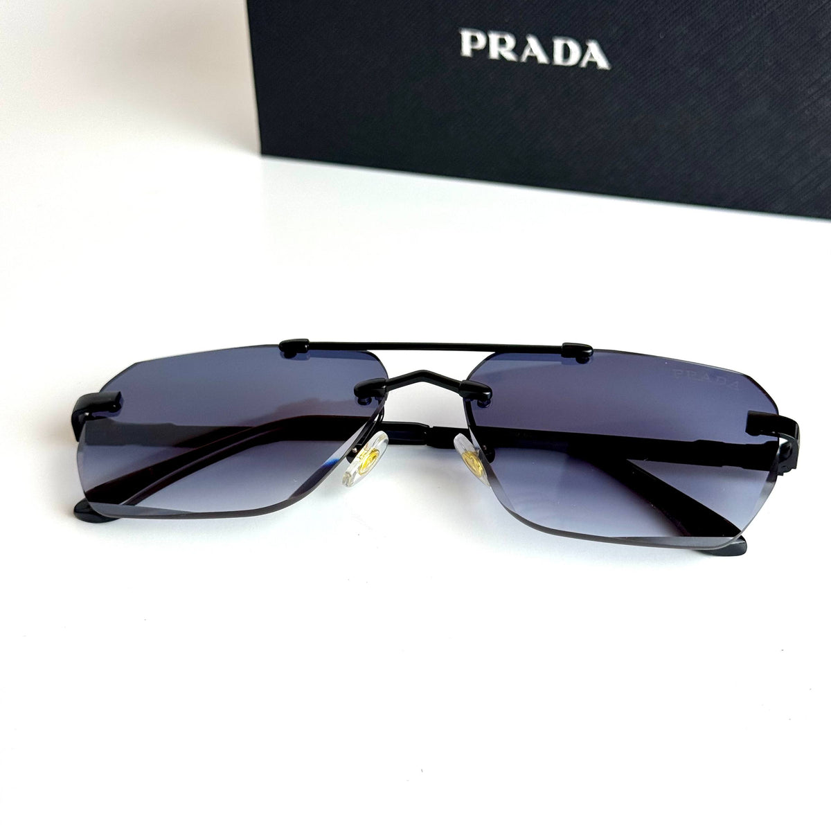 Prada Linea Rossa PS 54ZS Matte Black Grey Sunglasses Lebanon - ChronoVault - view 4