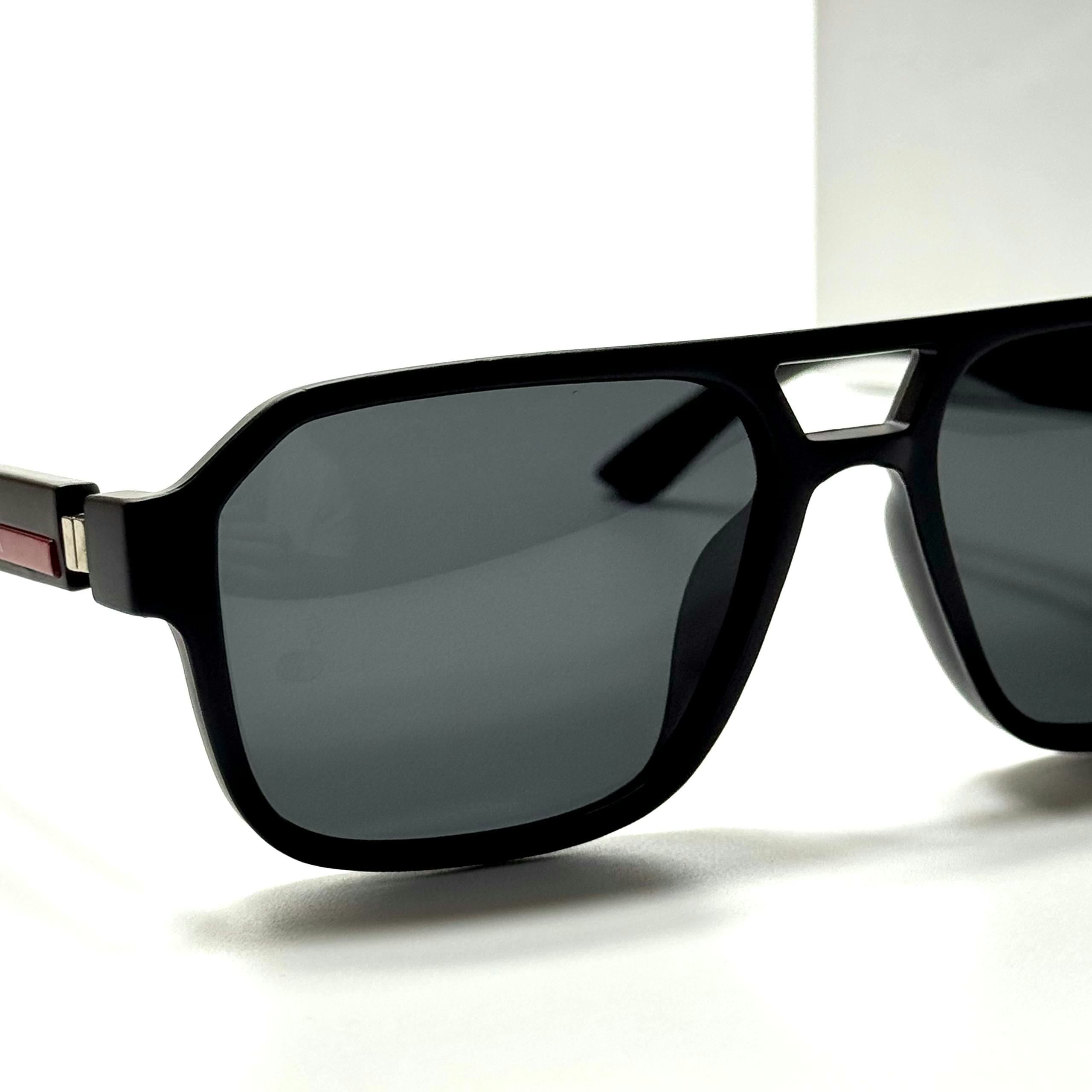 Prada Linea Square PRA8274 Black men's sunglasses Lebanon - ChronoVault - view 2