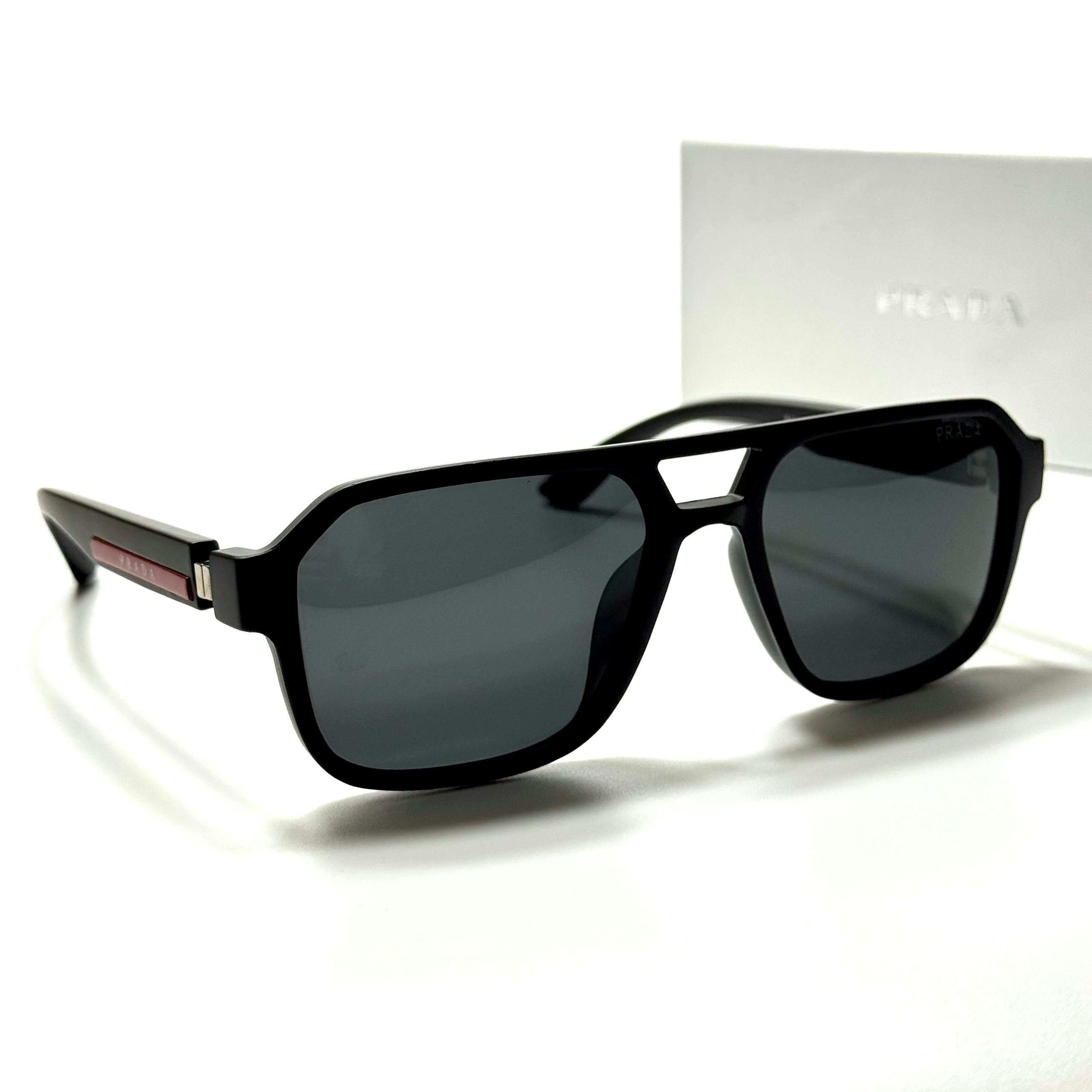 Prada Linea Square PRA8274 Black men's sunglasses Lebanon - ChronoVault - view 4