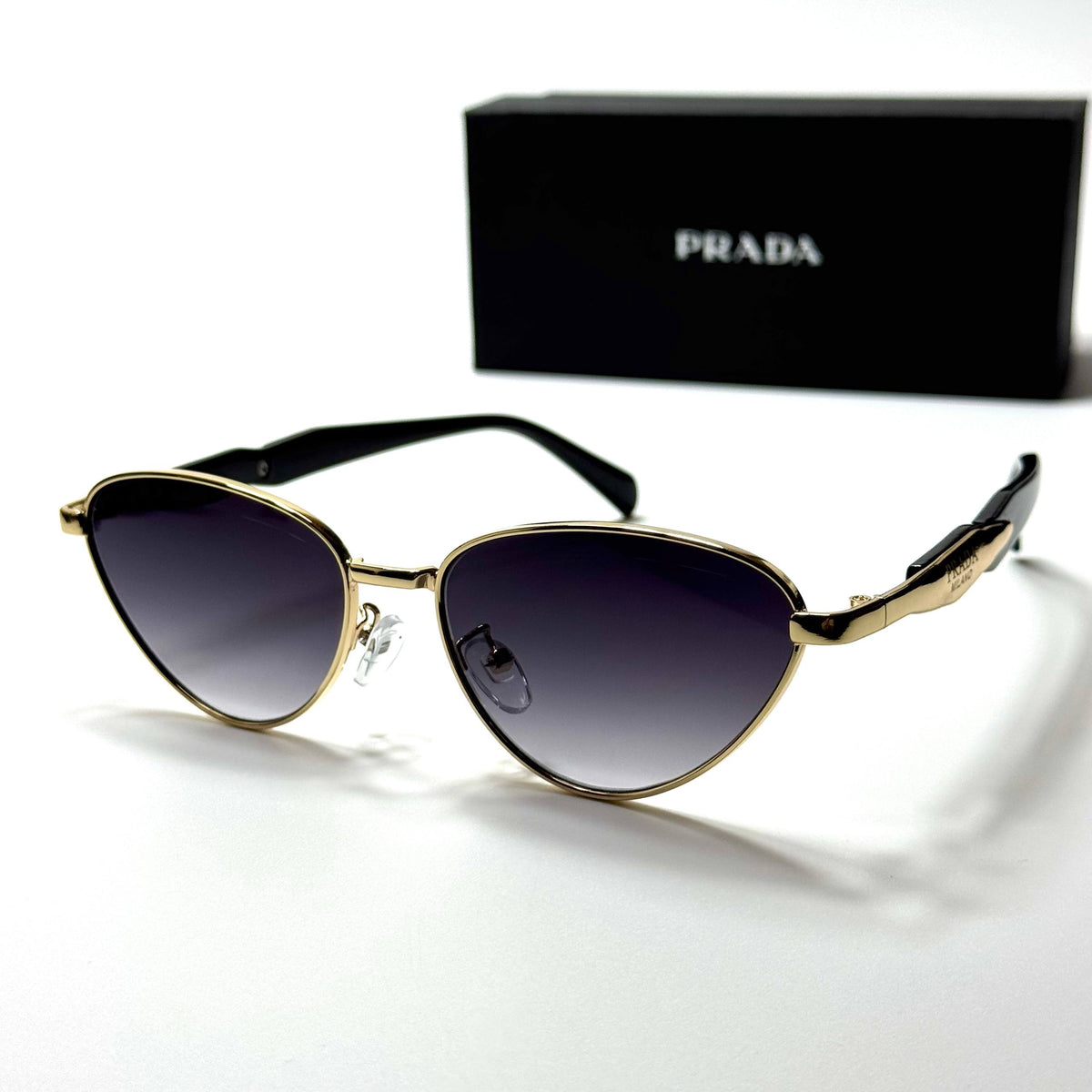 Prada Milano PRB502 Gold Grey women's sunglasses Lebanon - ChronoVault