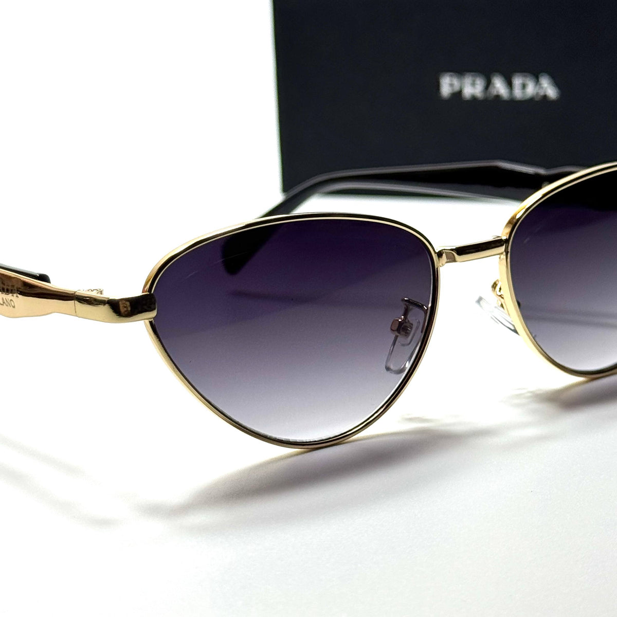 Prada Milano PRB502 Gold Grey women's sunglasses Lebanon - ChronoVault - view 2